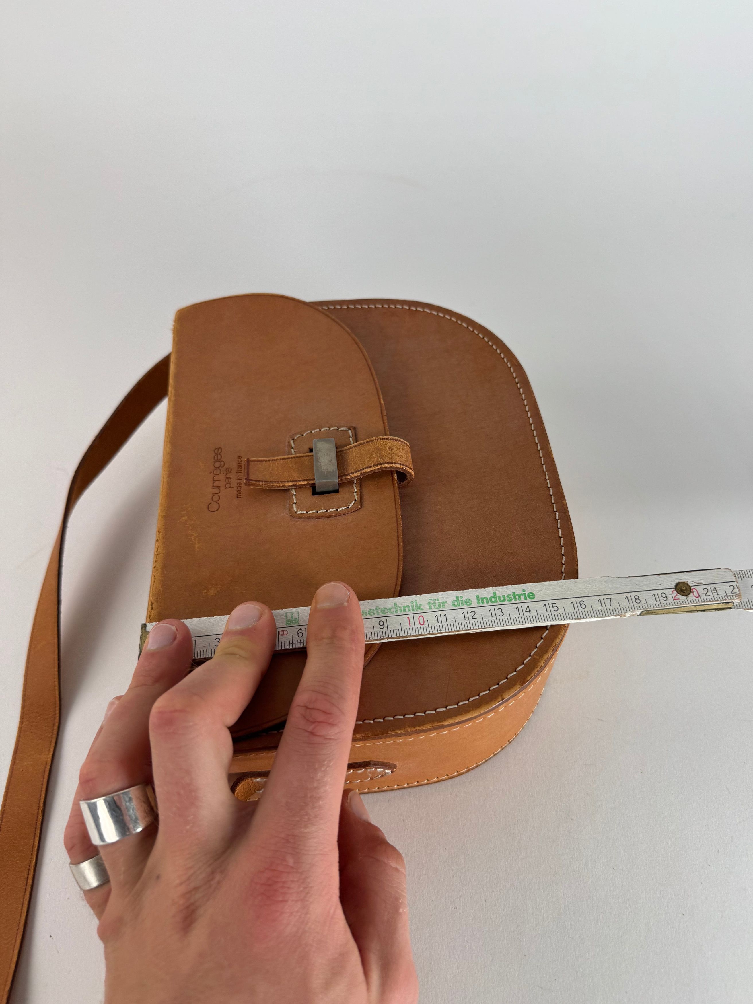 Courreges Vintage Leather Bag brown Size ONE SIZE - 12 Thumbnail