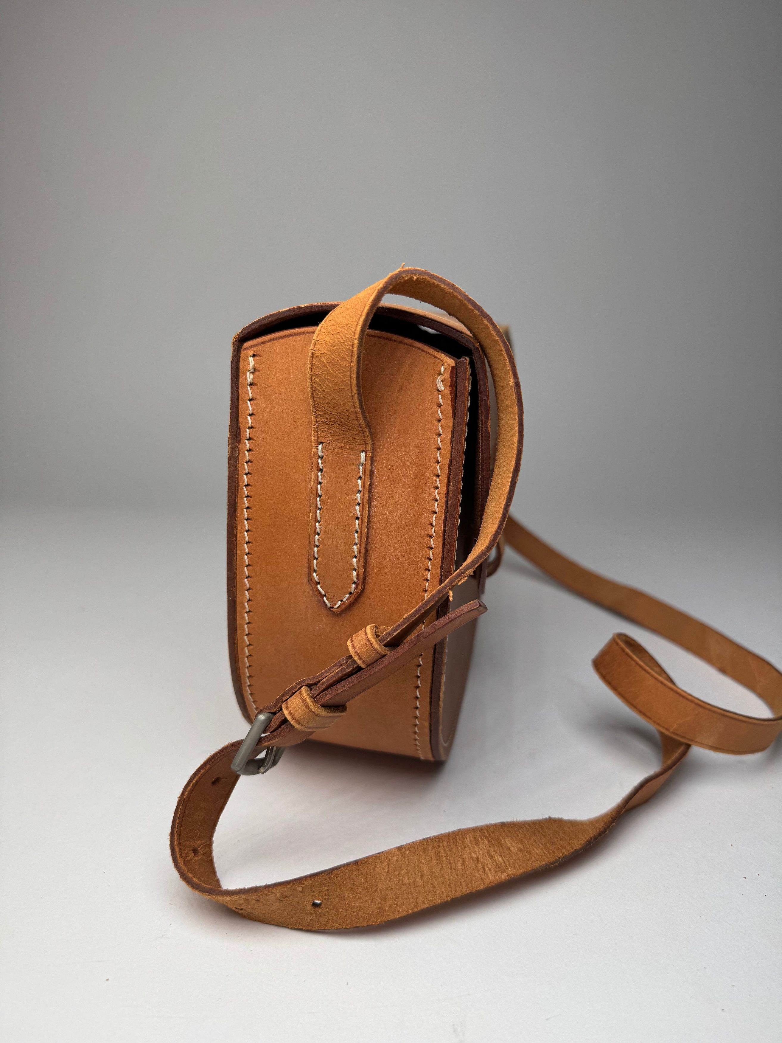 Courreges Vintage Leather Bag brown Size ONE SIZE - 8 Thumbnail