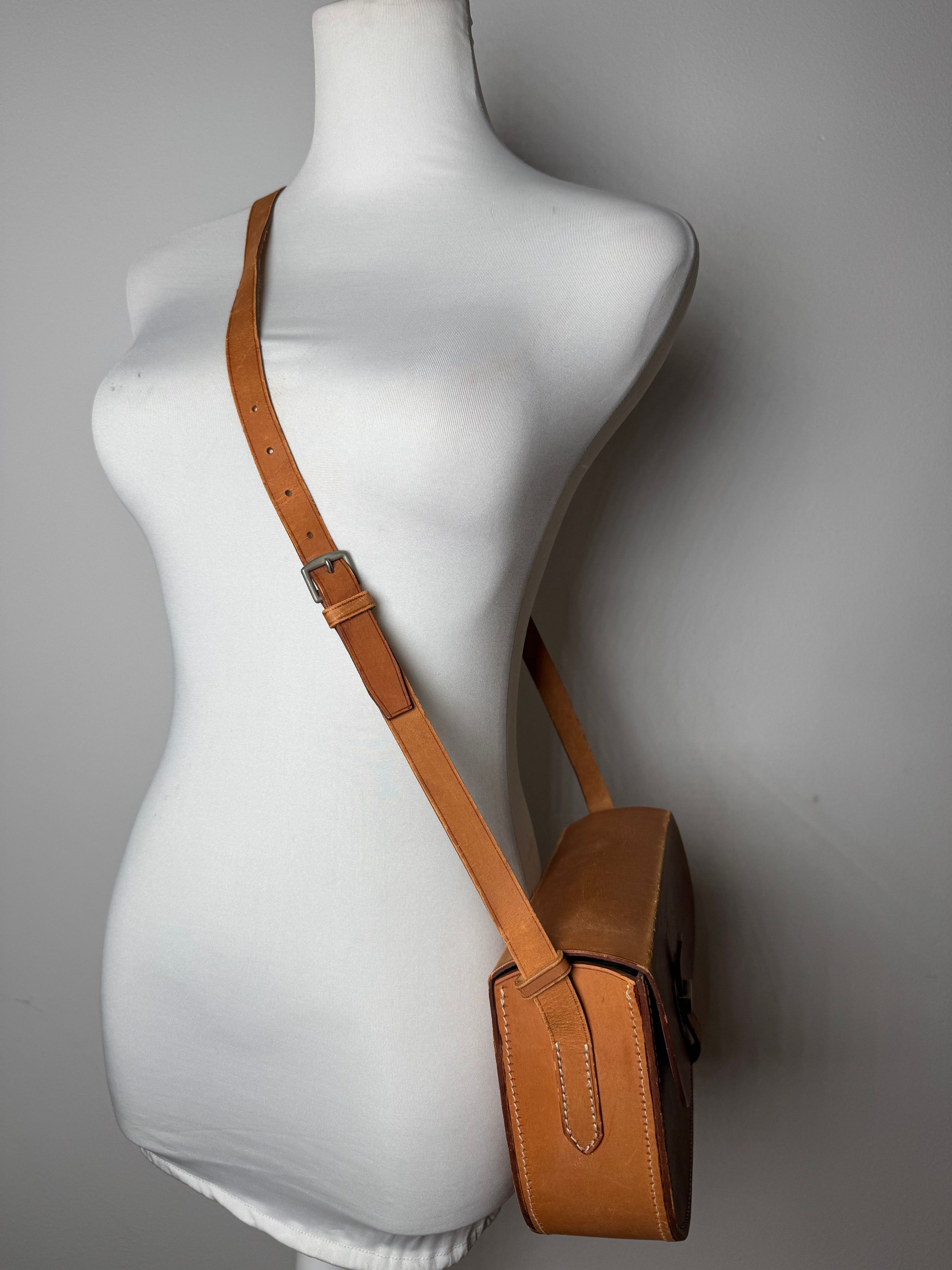 Courreges Vintage Leather Bag brown Size ONE SIZE - 6 Thumbnail