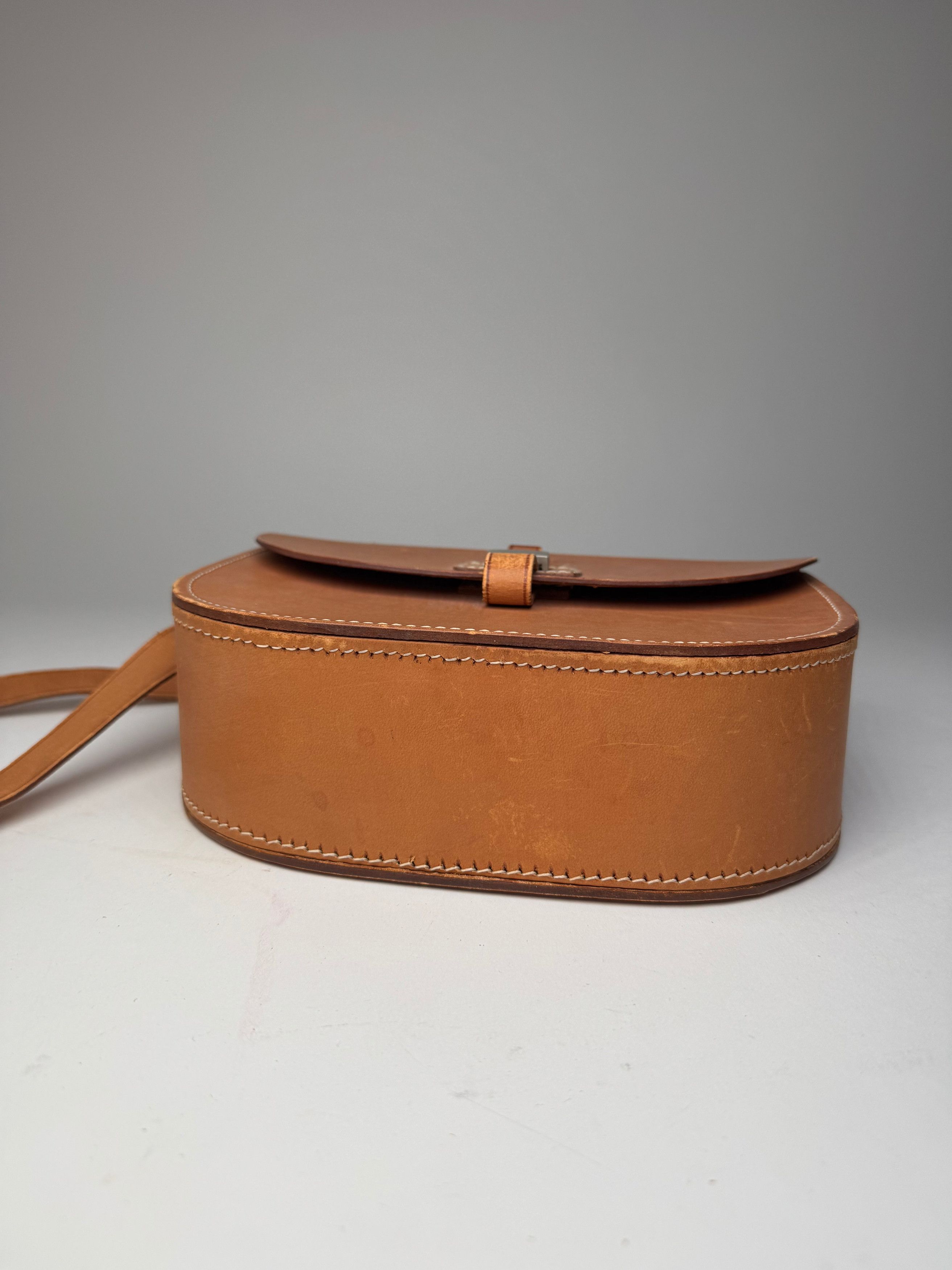 Courreges Vintage Leather Bag brown Size ONE SIZE - 13 Thumbnail