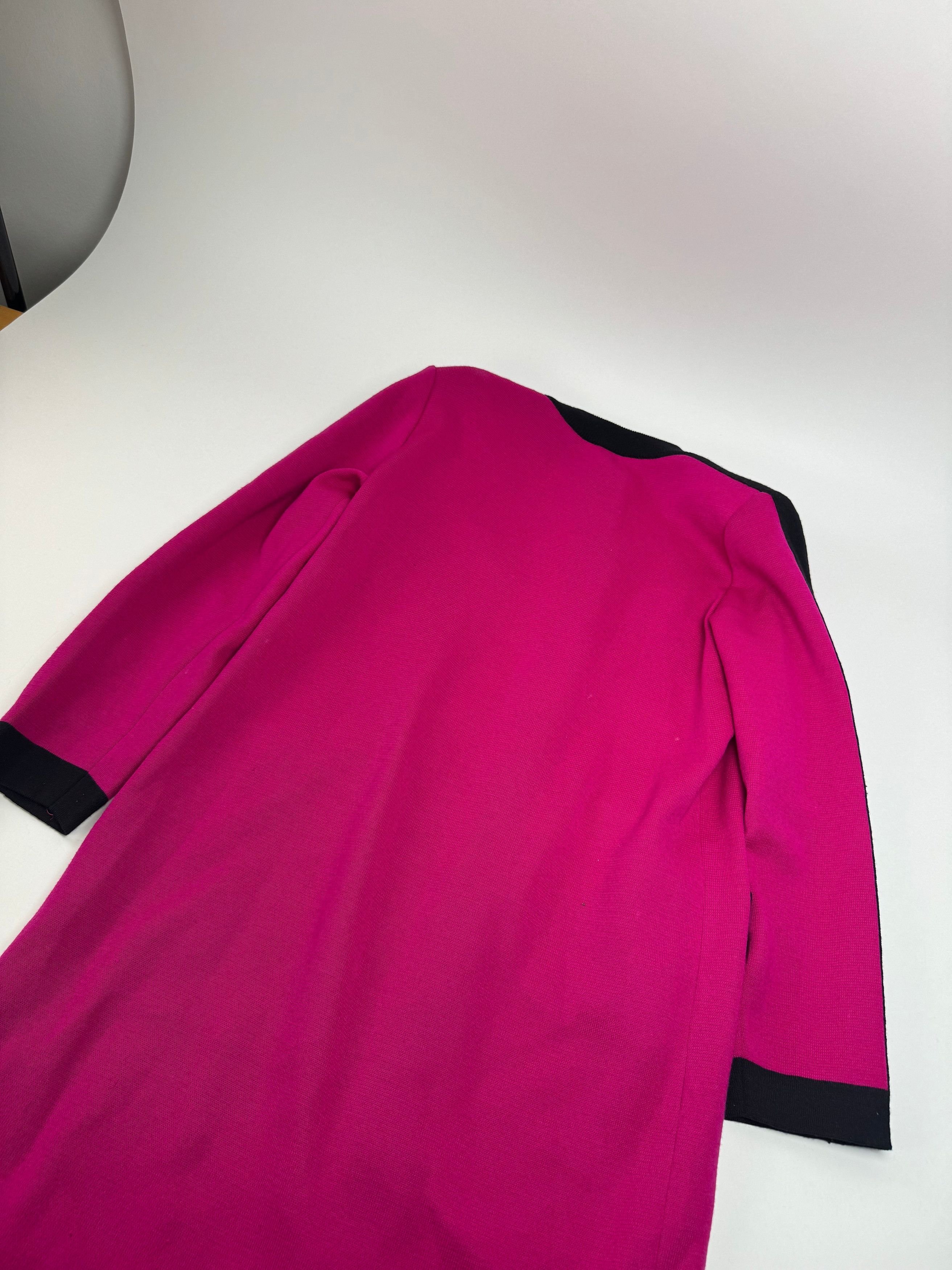 Other Vintage Yves Saint Laurent Dress Purple Black M Size M / US 6-8 / IT 42-44 - 12 Thumbnail
