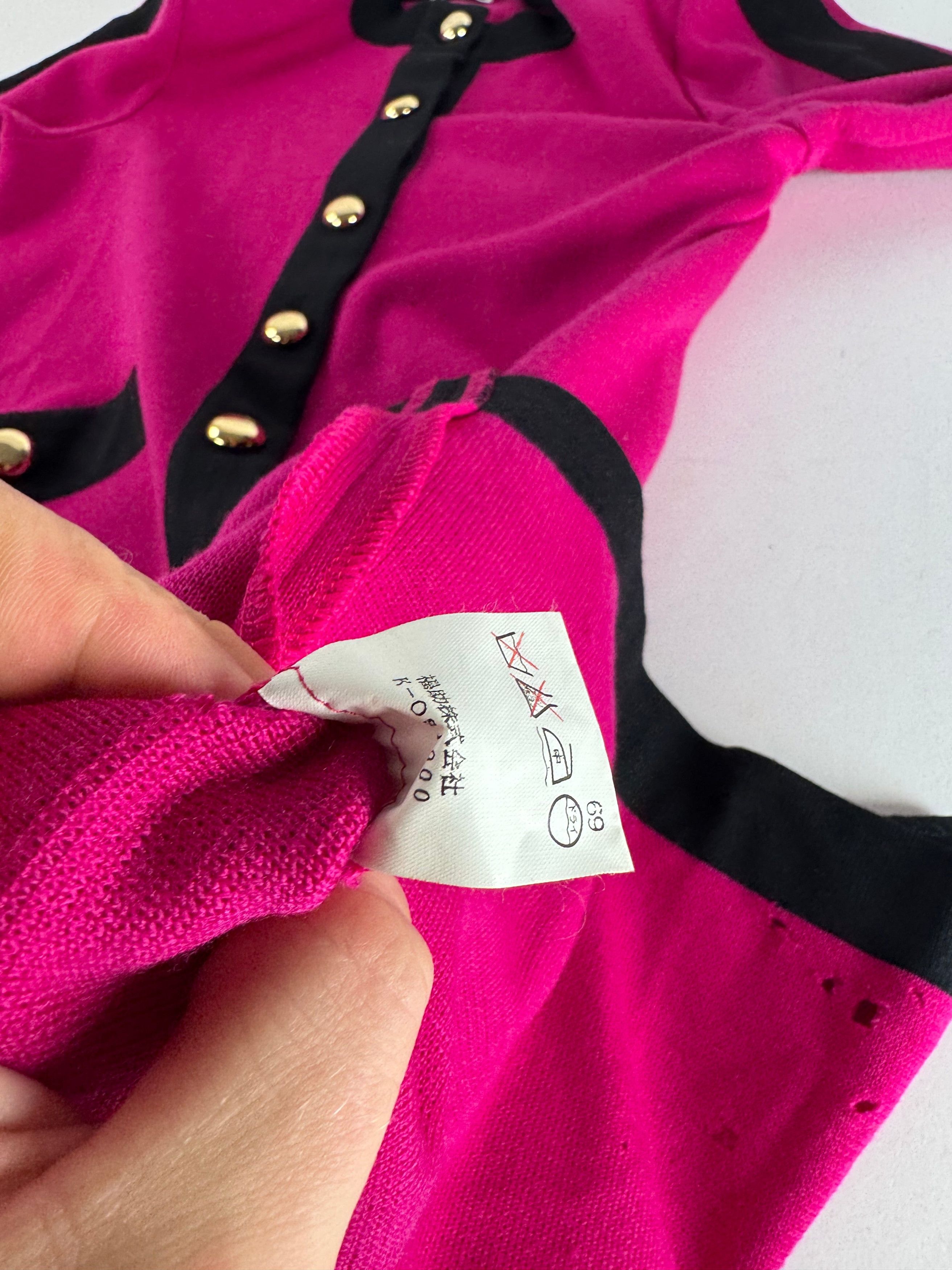 Other Vintage Yves Saint Laurent Dress Purple Black M Size M / US 6-8 / IT 42-44 - 9 Thumbnail