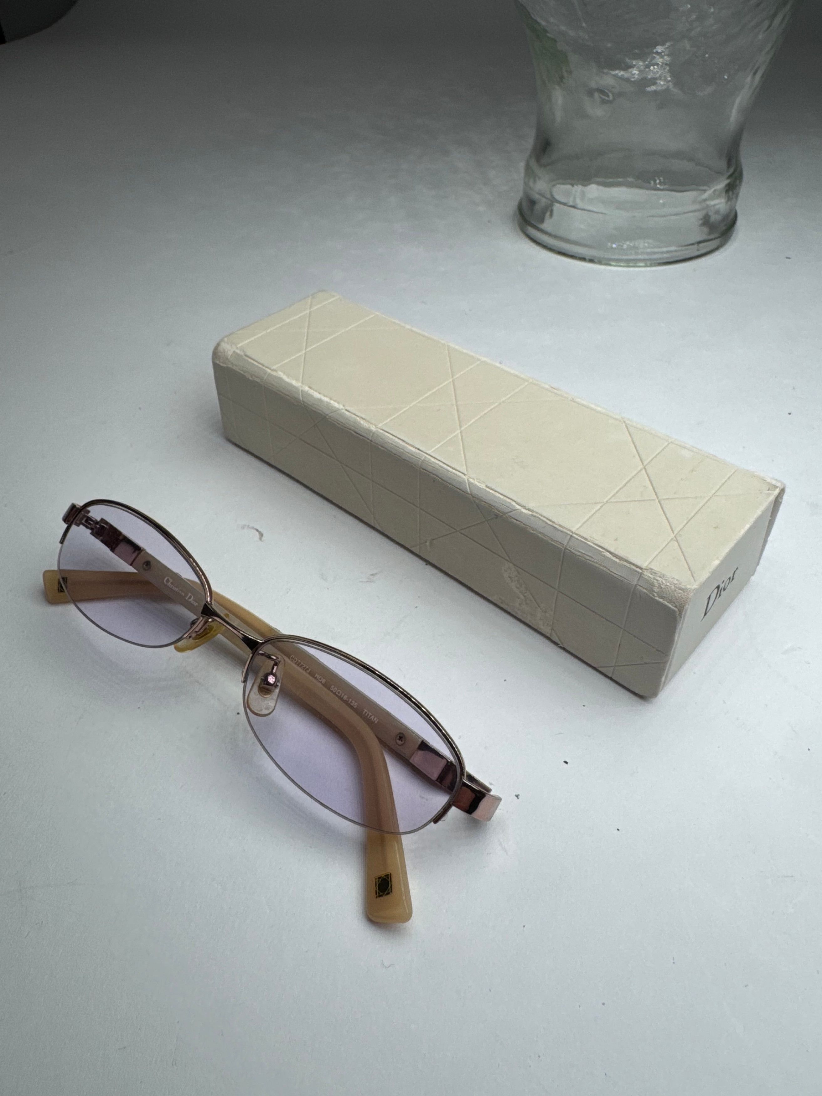 Dior Vintage Sunglasses Rose Purple Size ONE SIZE - 11 Thumbnail