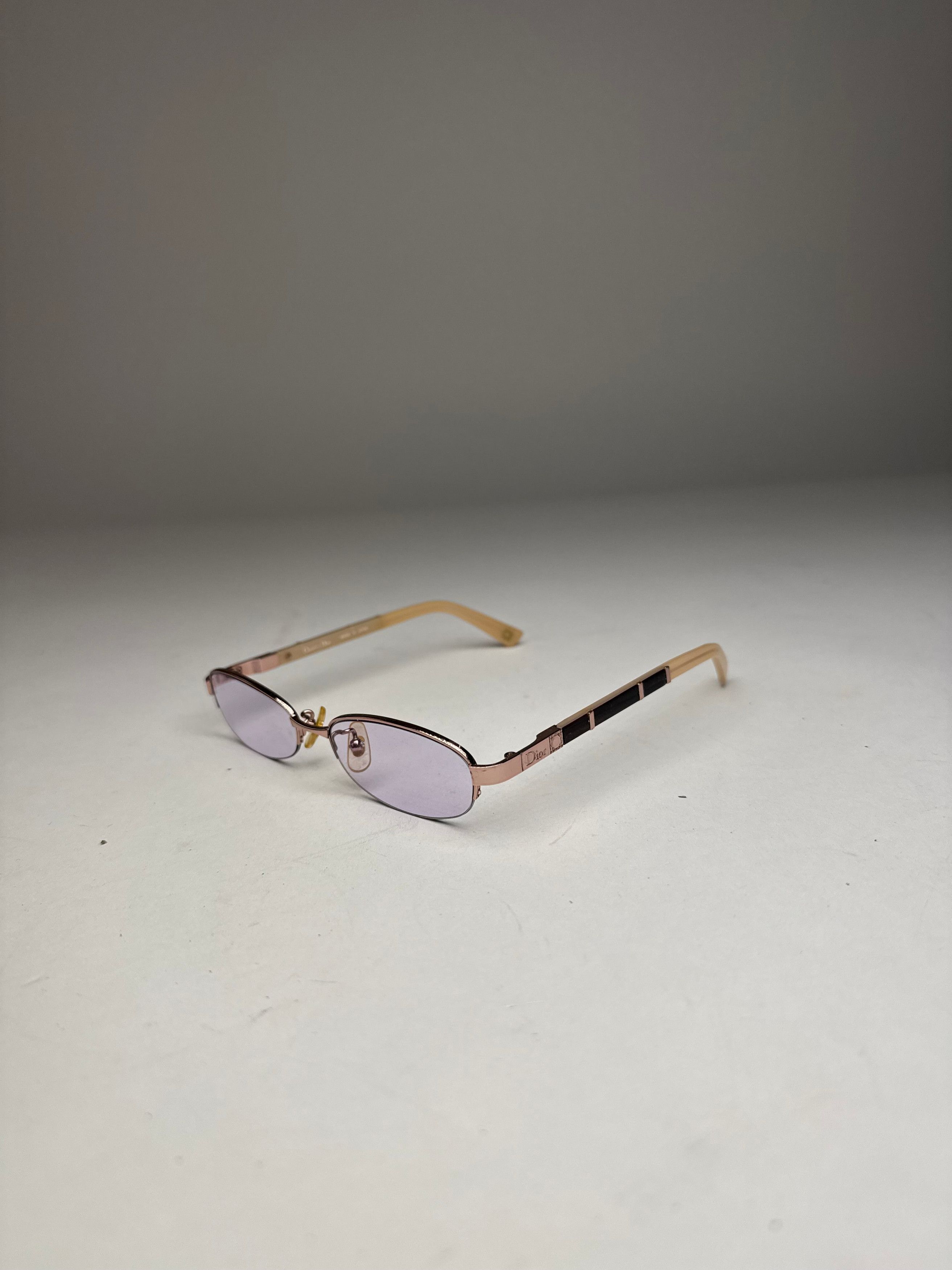Dior Vintage Sunglasses Rose Purple Size ONE SIZE - 12 Thumbnail