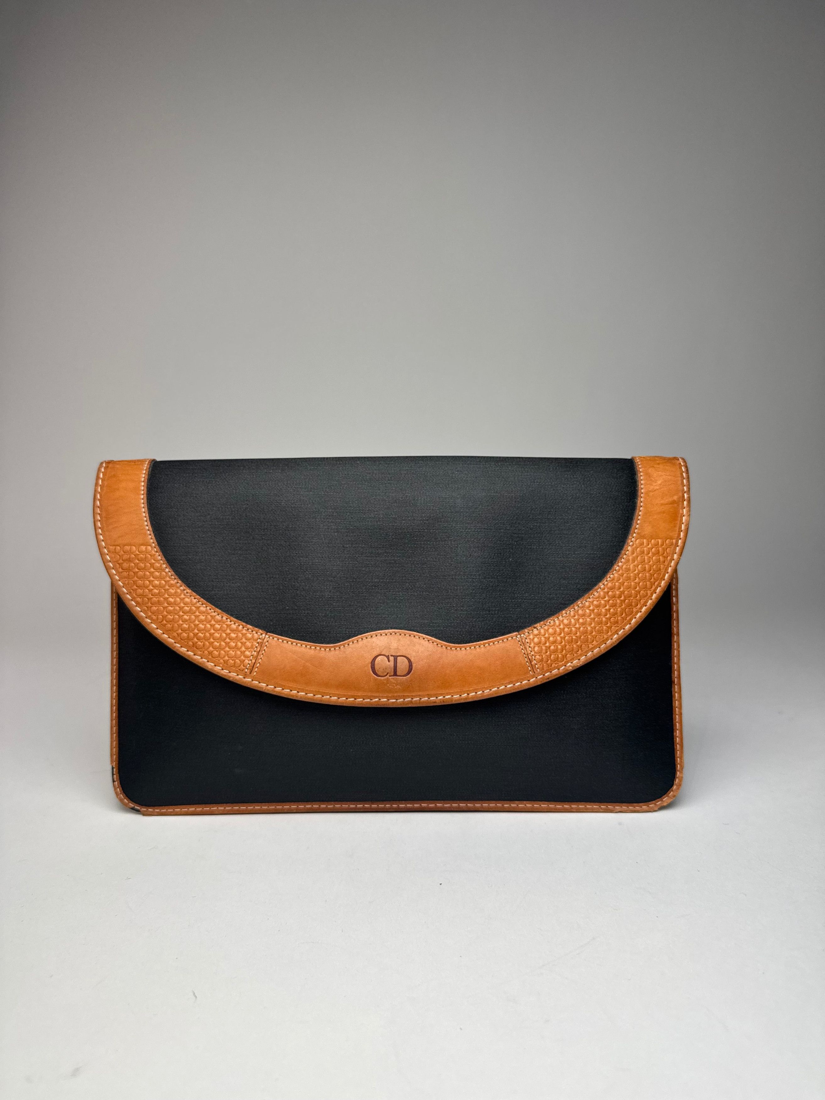 Dior Vintage Leather Clutch black Brown Size ONE SIZE - 11 Thumbnail