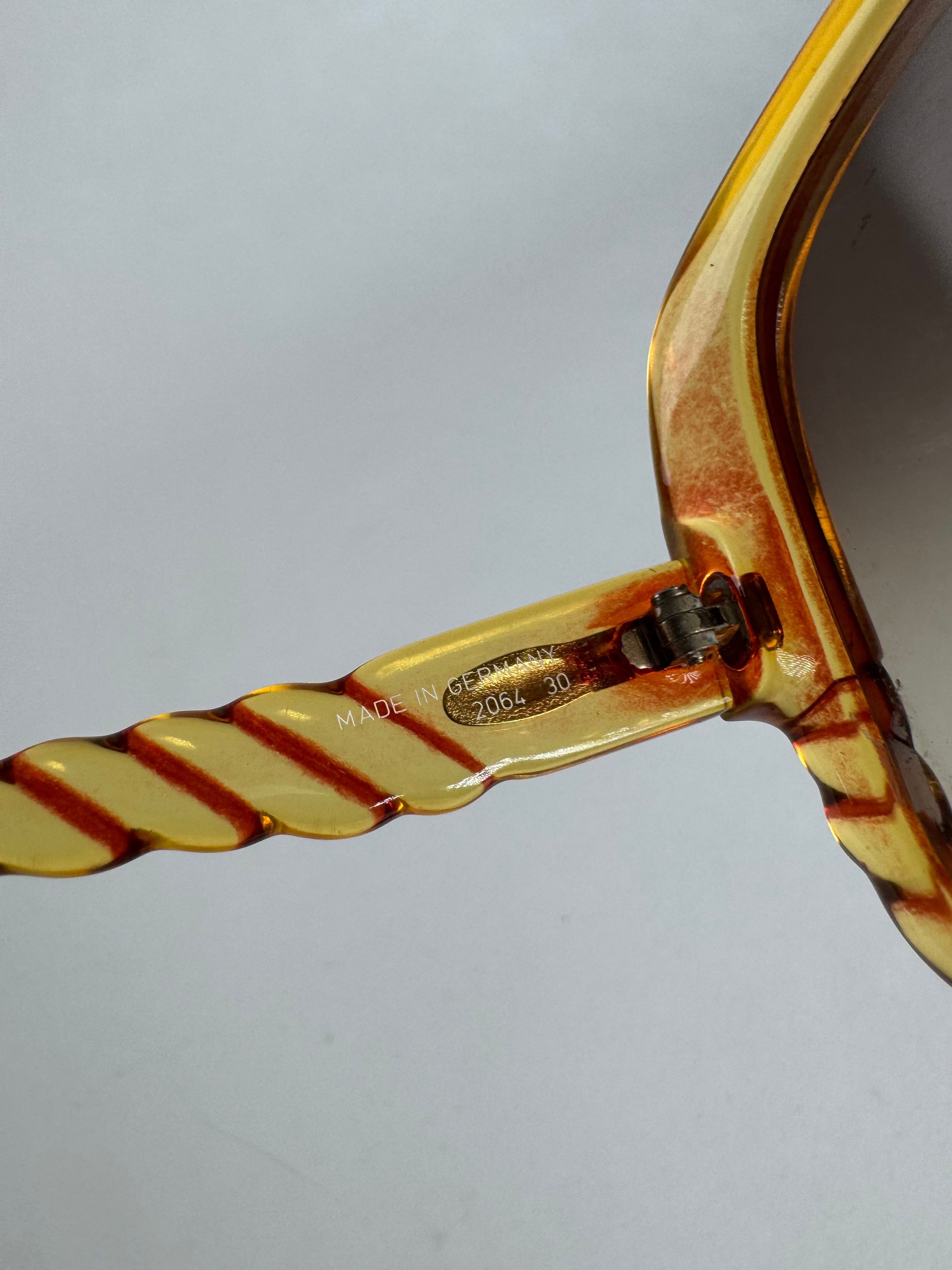 Dior Vintage Overd Sunglasses Orange Size ONE SIZE - 7 Thumbnail