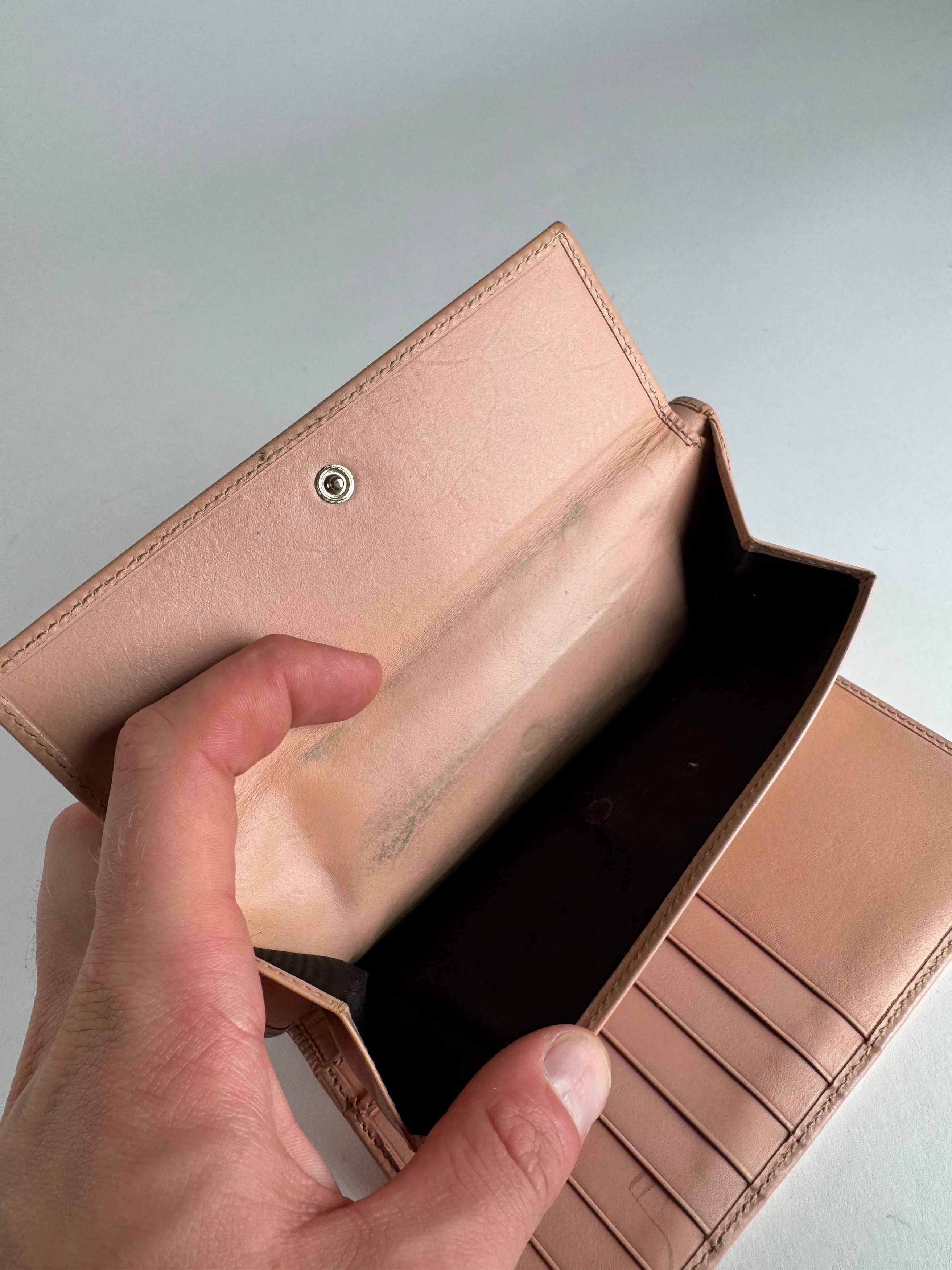 Gucci Vintage Monogram Wallet beige pink Size ONE SIZE - 6 Thumbnail