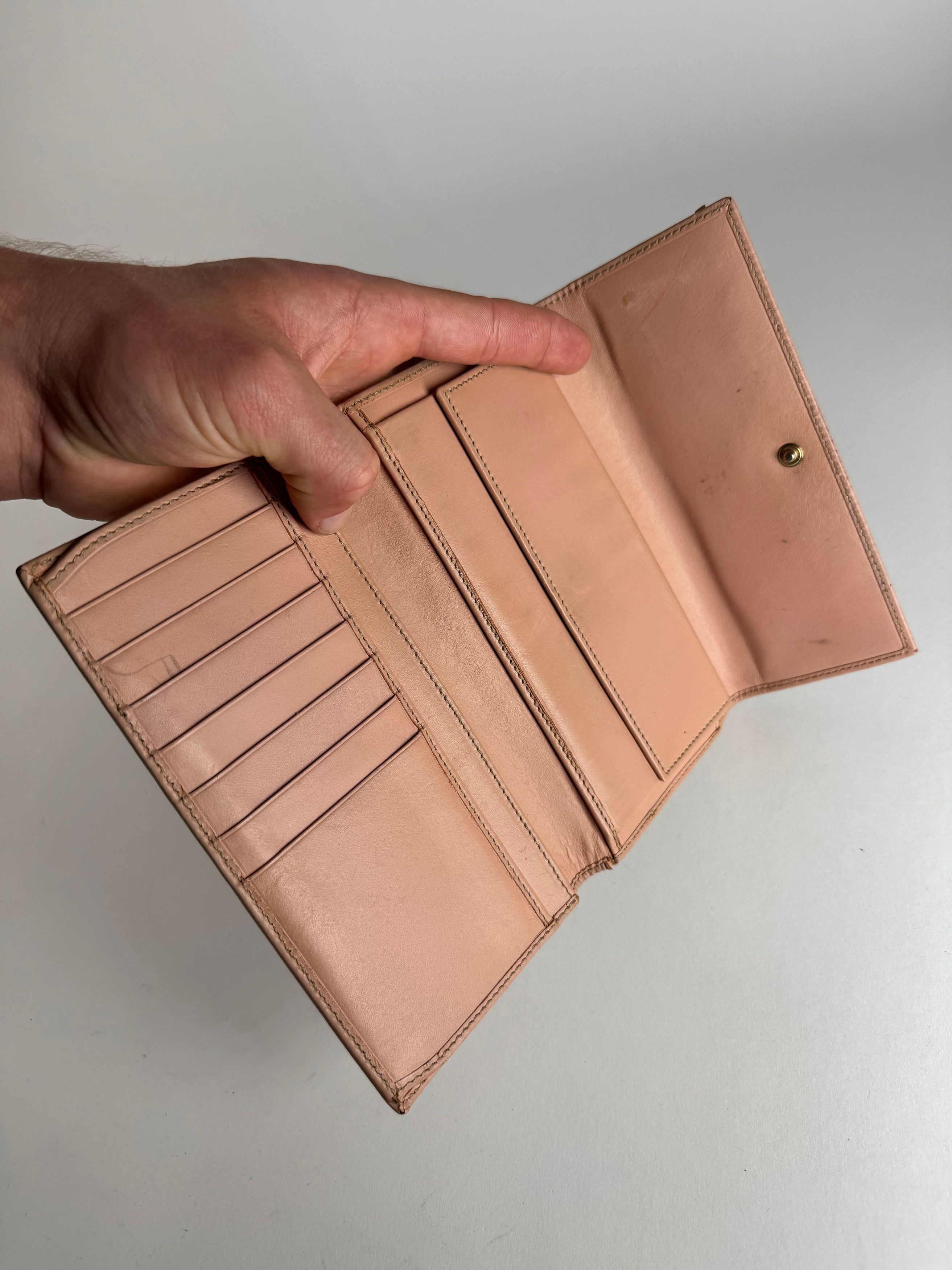Gucci Vintage Monogram Wallet beige pink Size ONE SIZE - 4 Thumbnail