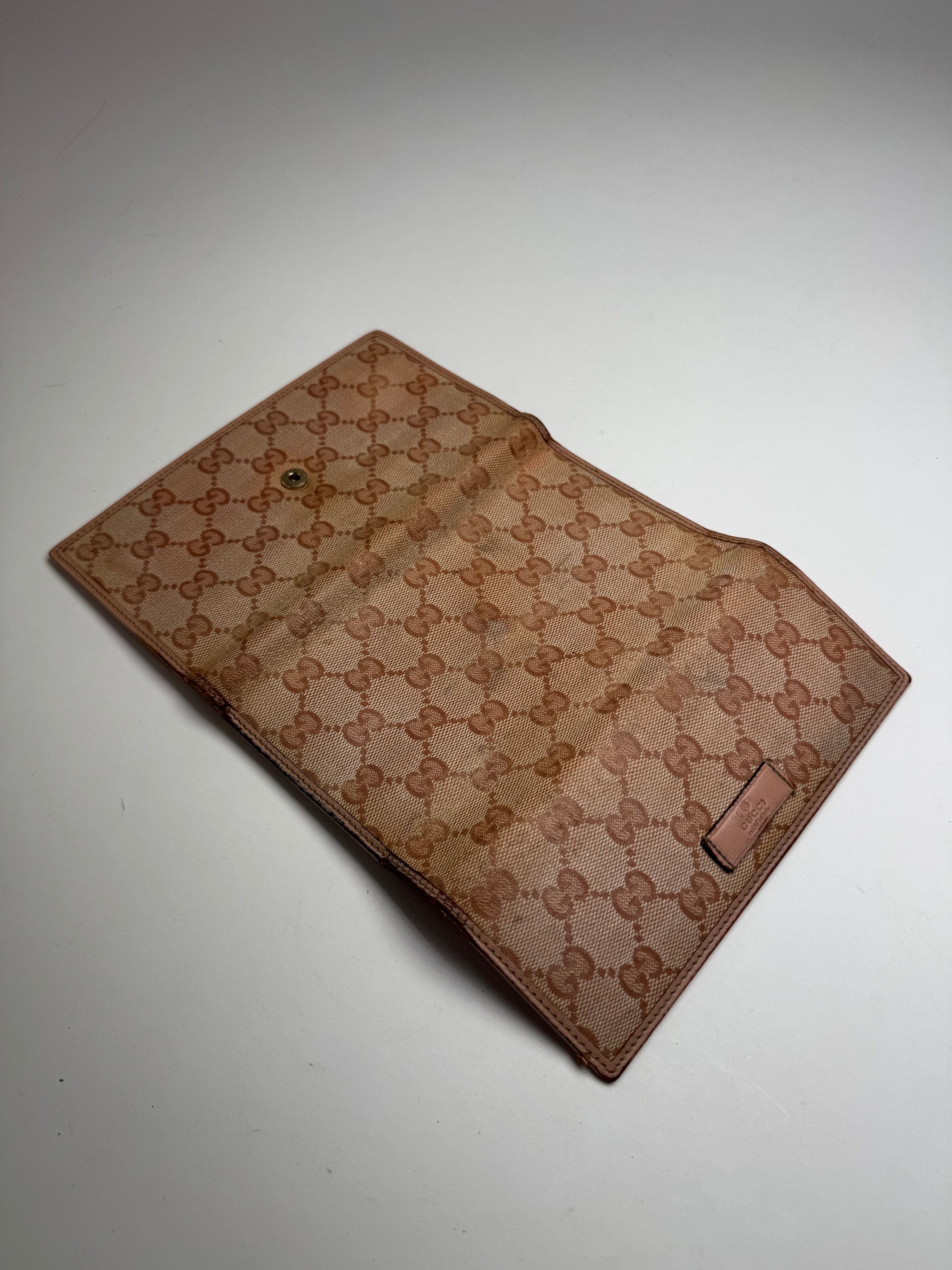 Gucci Vintage Monogram Wallet beige pink Size ONE SIZE - 7 Thumbnail