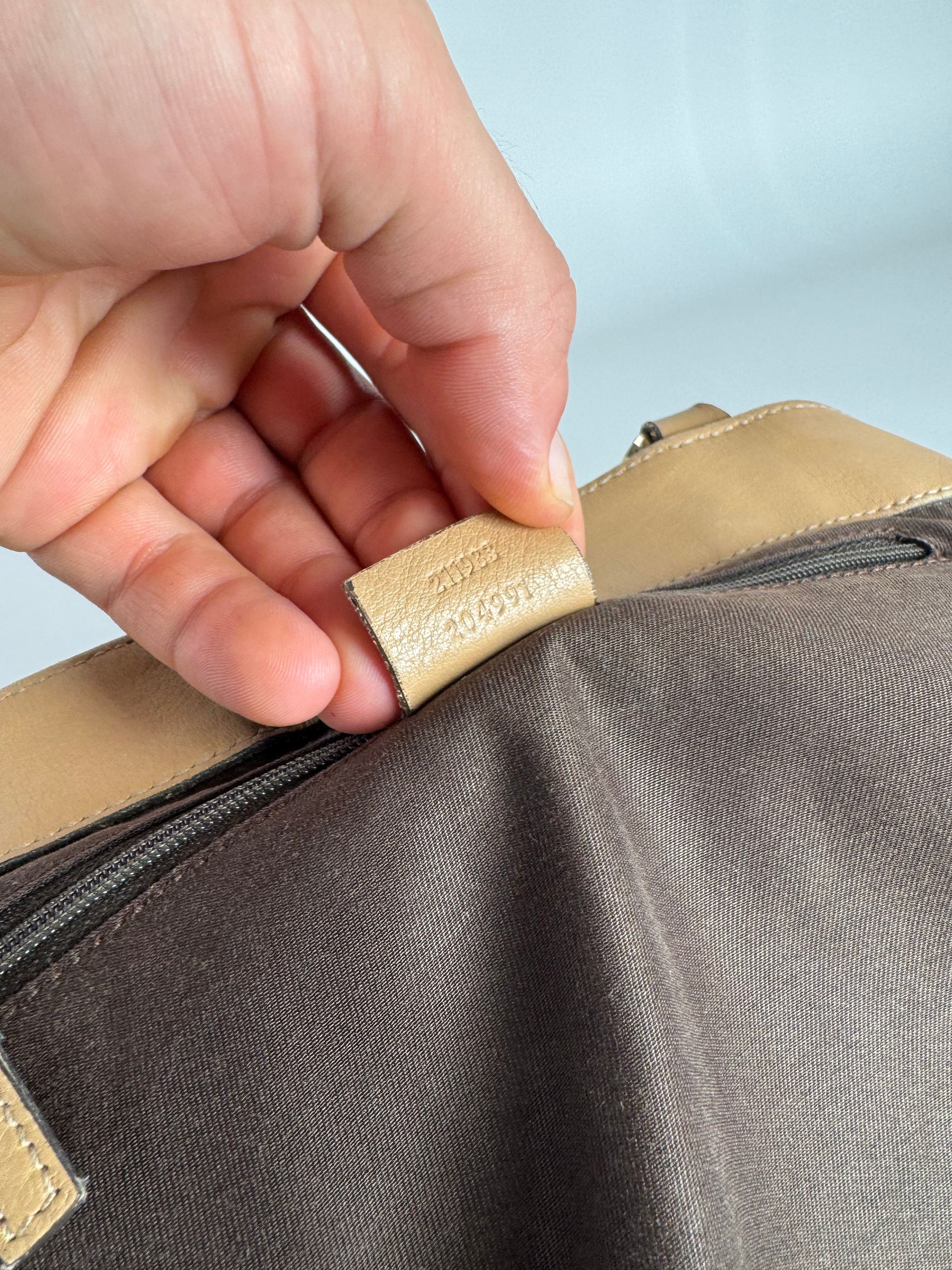 Gucci Vintage Monogram D-Ring Bag Beige Brown Size ONE SIZE - 5 Thumbnail