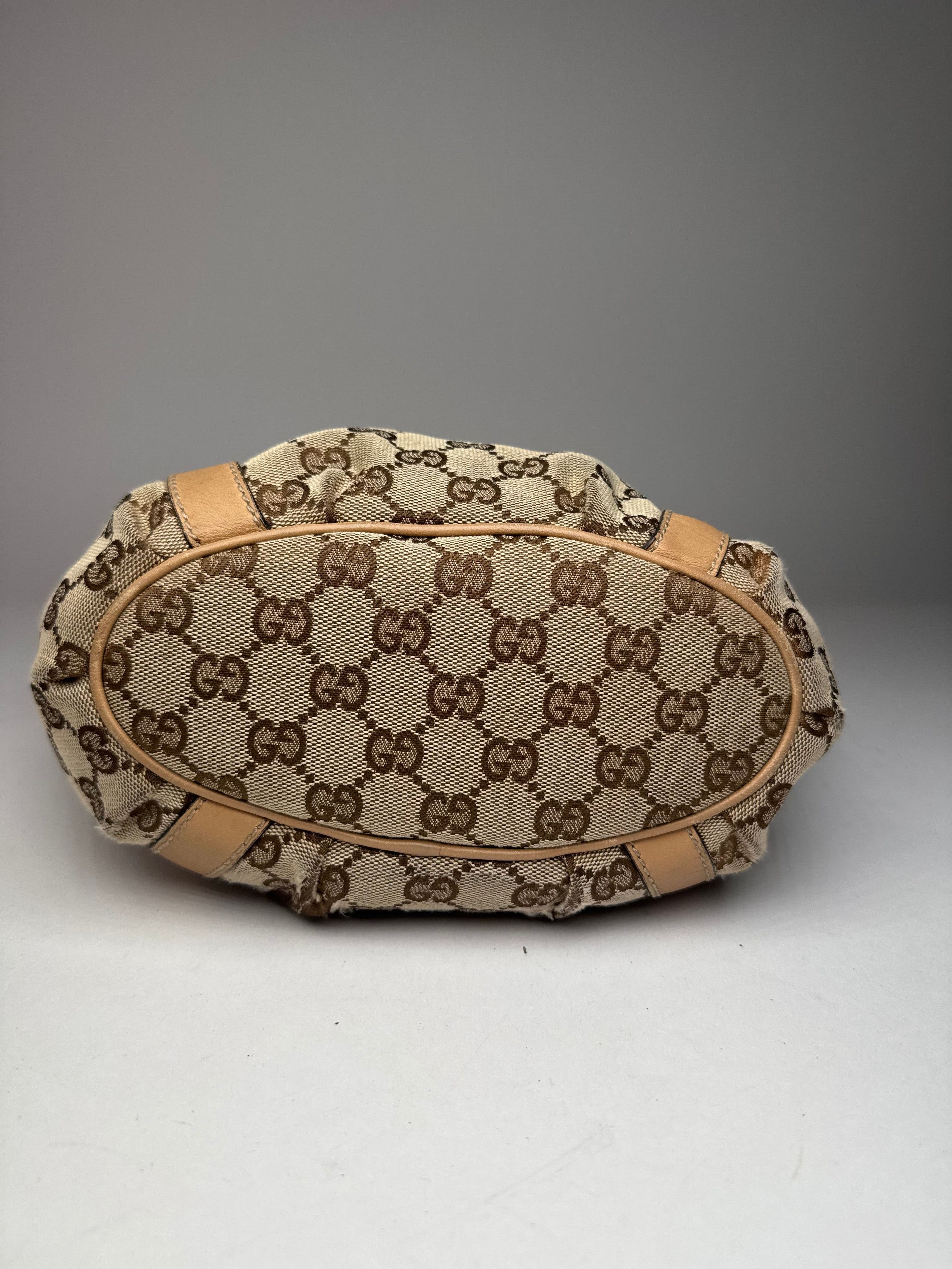 Gucci Vintage Monogram D-Ring Bag Beige Brown Size ONE SIZE - 12 Thumbnail
