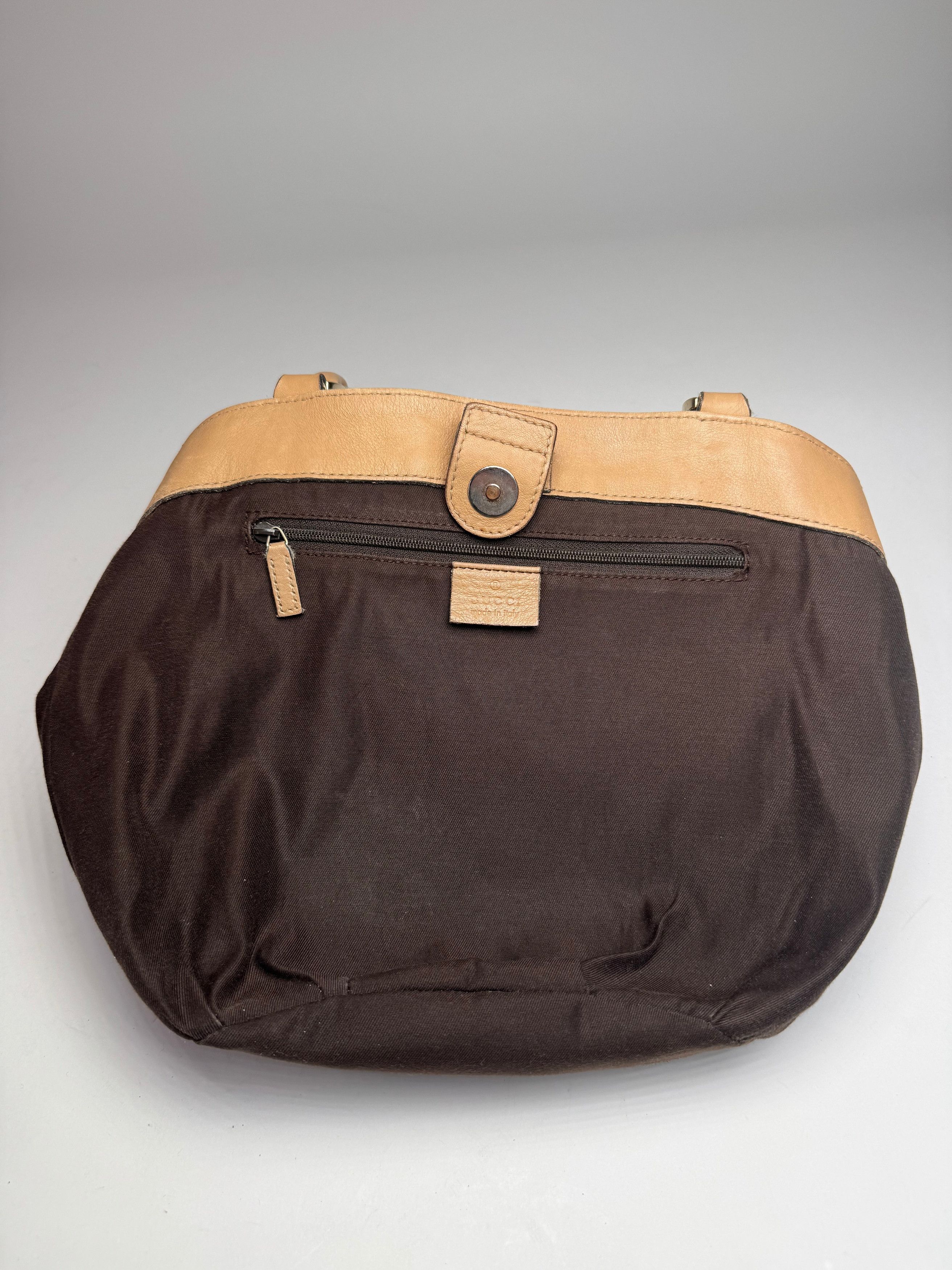 Gucci Vintage Monogram D-Ring Bag Beige Brown Size ONE SIZE - 3 Thumbnail