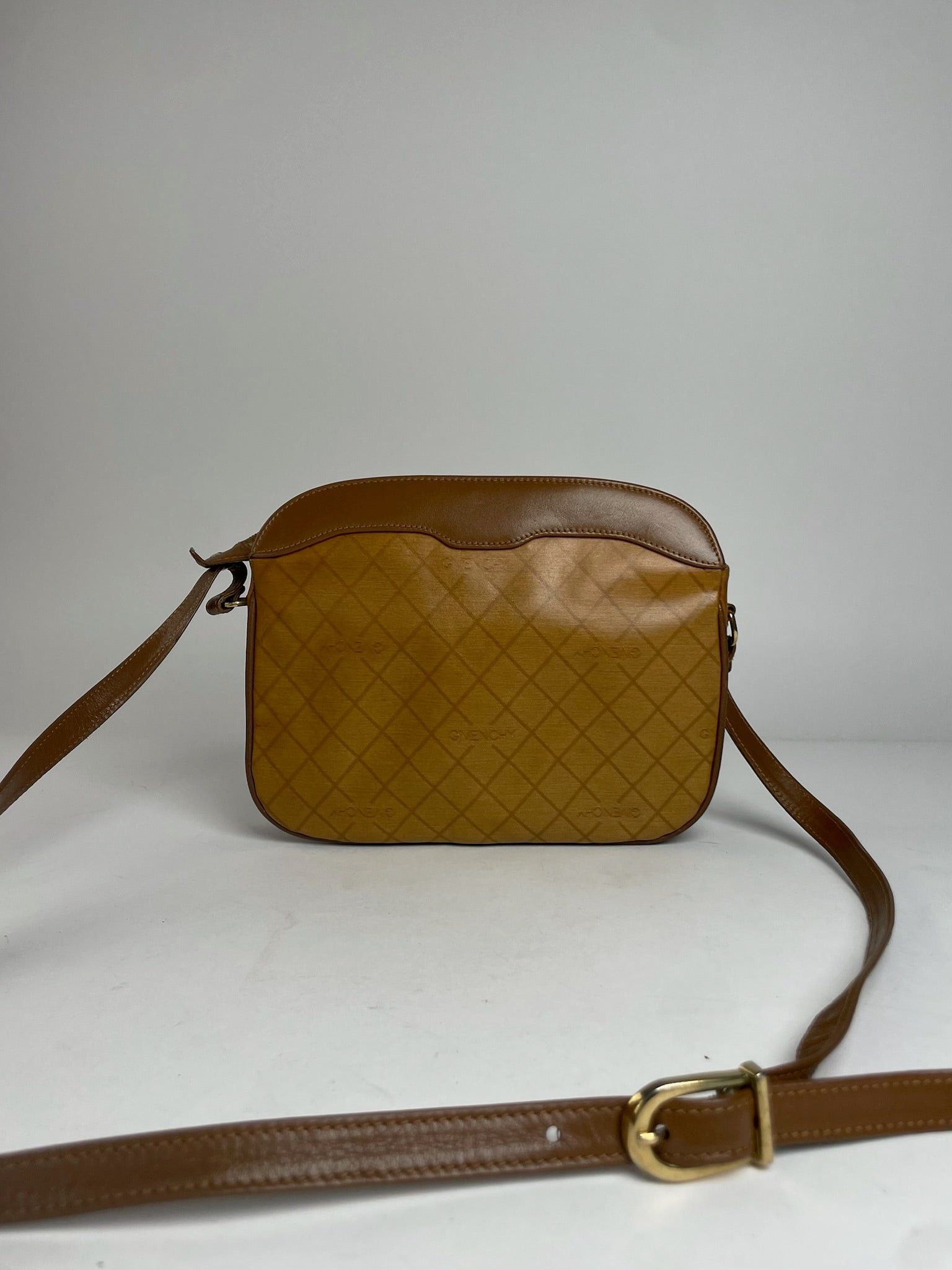 Givenchy Vintage Leather Shoulder Monogram Bag Brown Size ONE SIZE - 2 Thumbnail