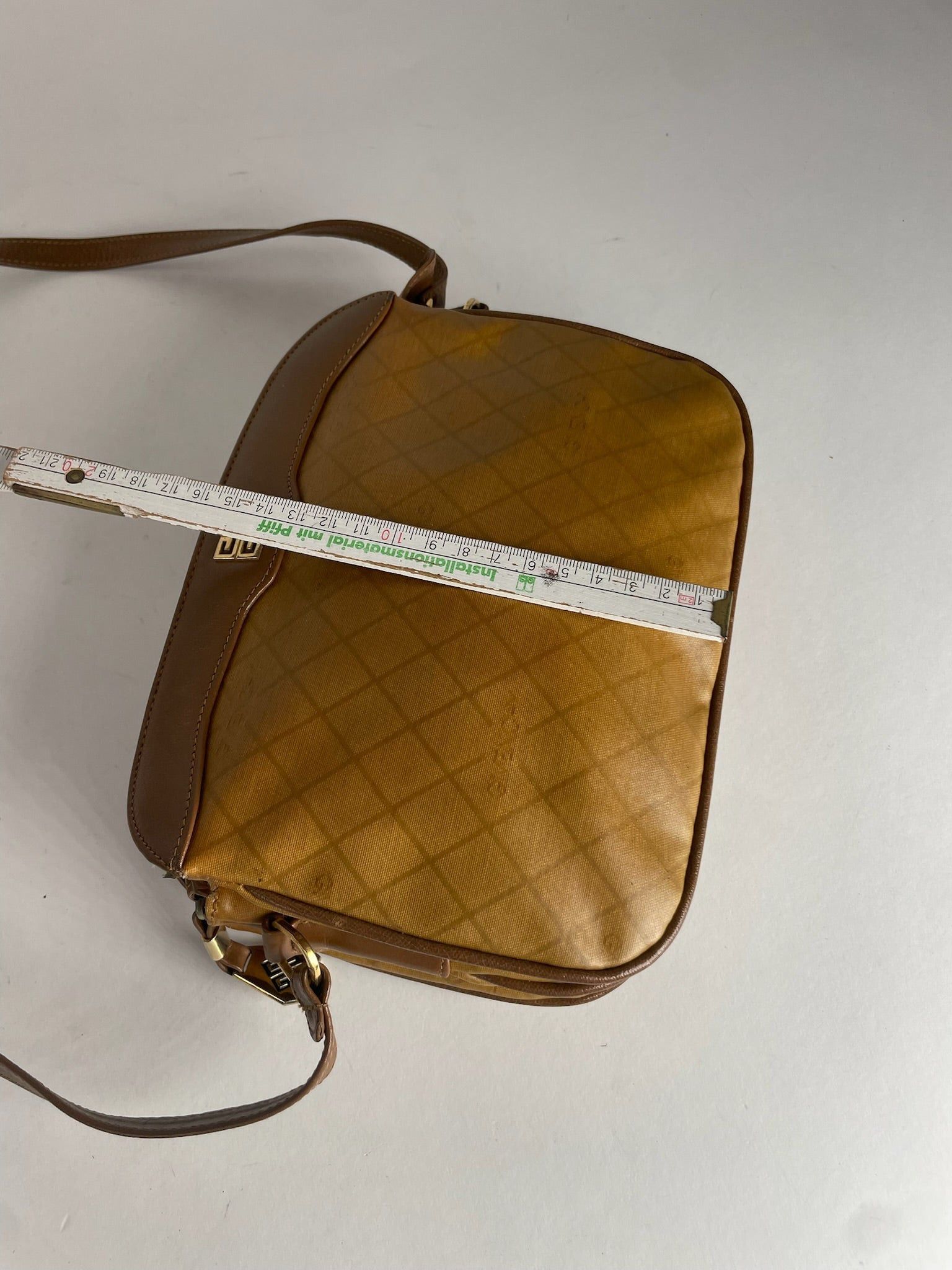 Givenchy Vintage Leather Shoulder Monogram Bag Brown Size ONE SIZE - 6 Thumbnail