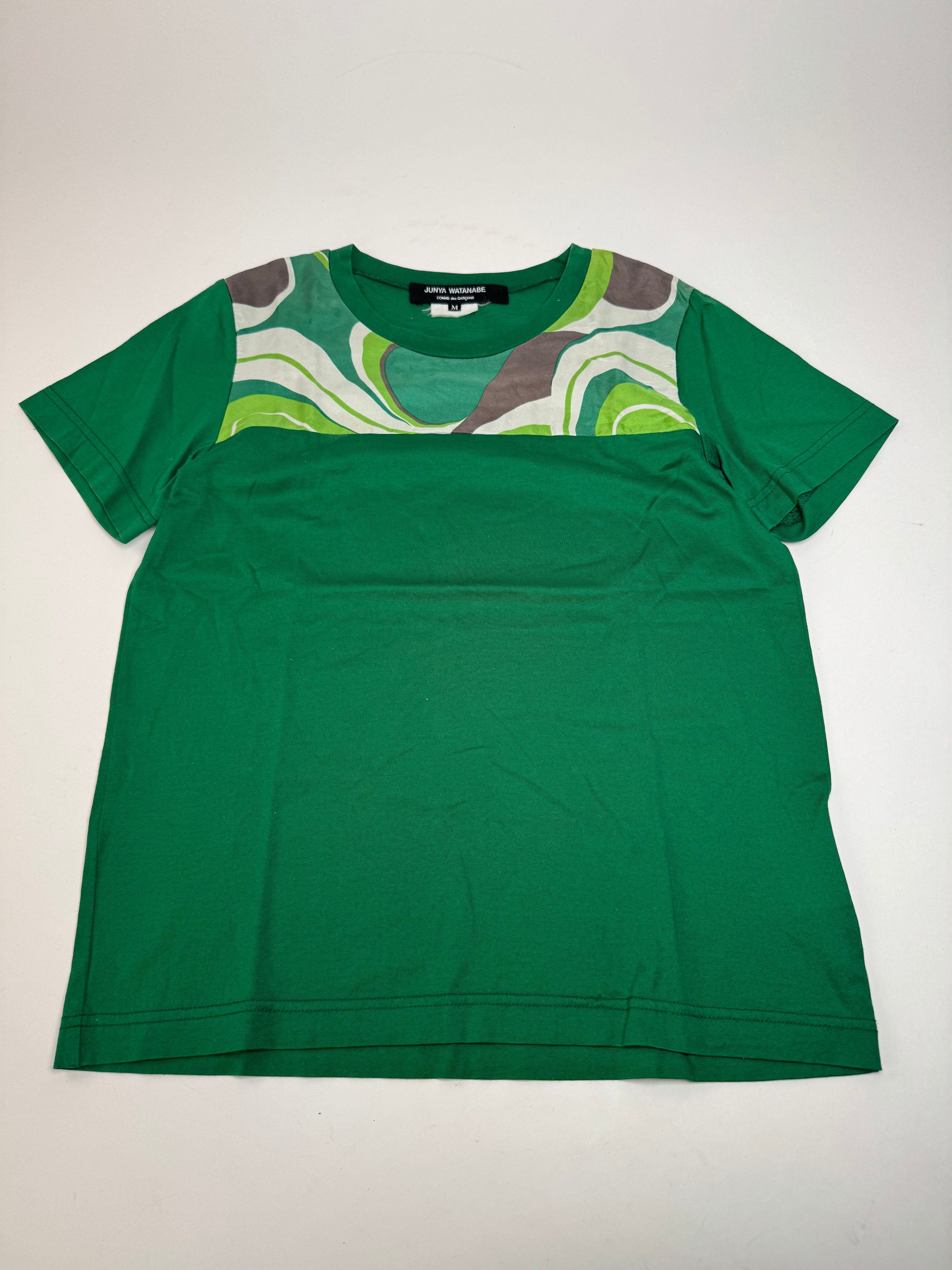 Comme des Garcons Vintage Junya Watanabe / Comme Des Garçons T-Shirt Green M Size M / US 6-8 / IT 42-44 - 4 Thumbnail