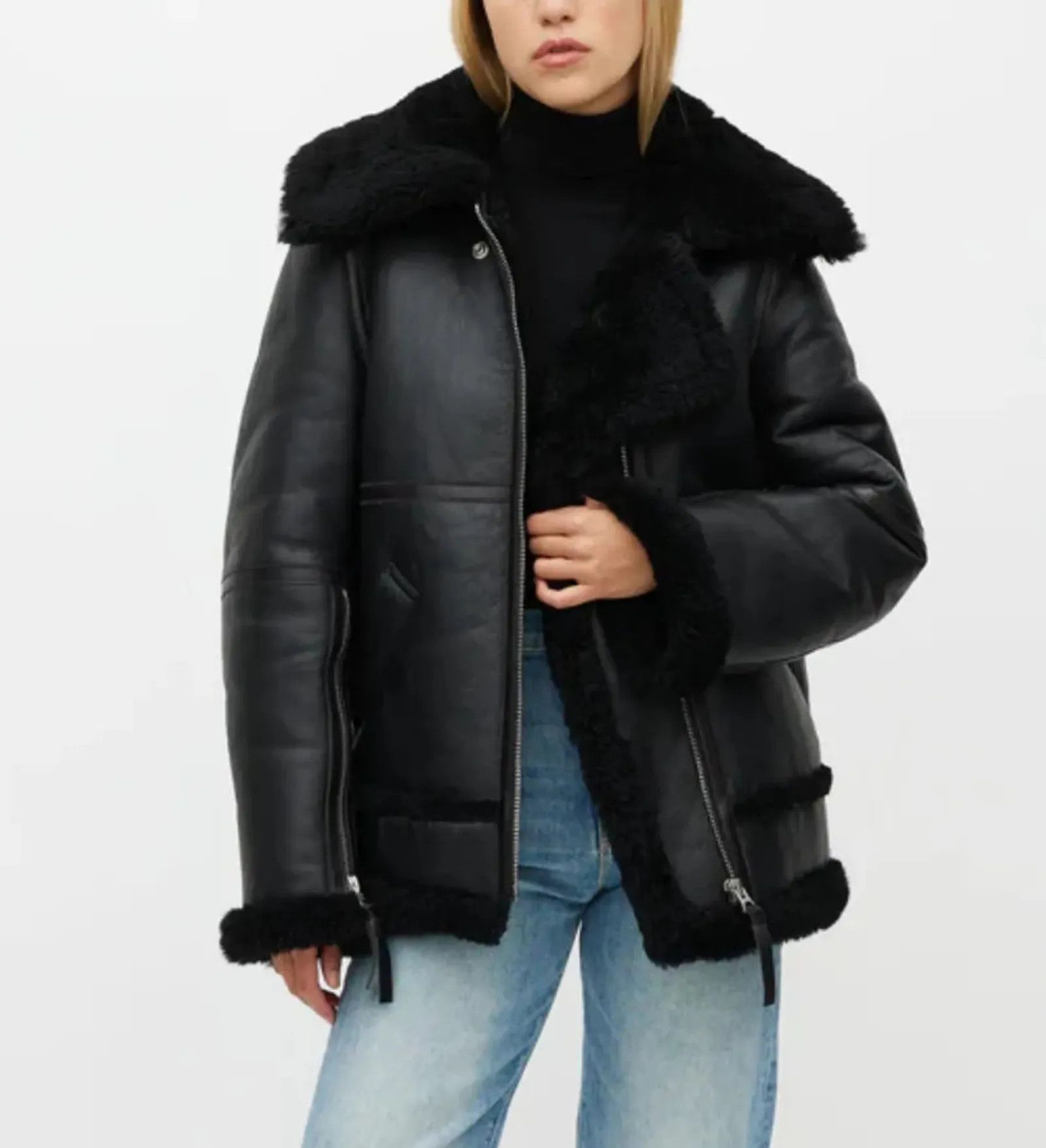 Acne Studios Acne Studios Leather Jacket Size S / US 4 / IT 40 - 4 Thumbnail