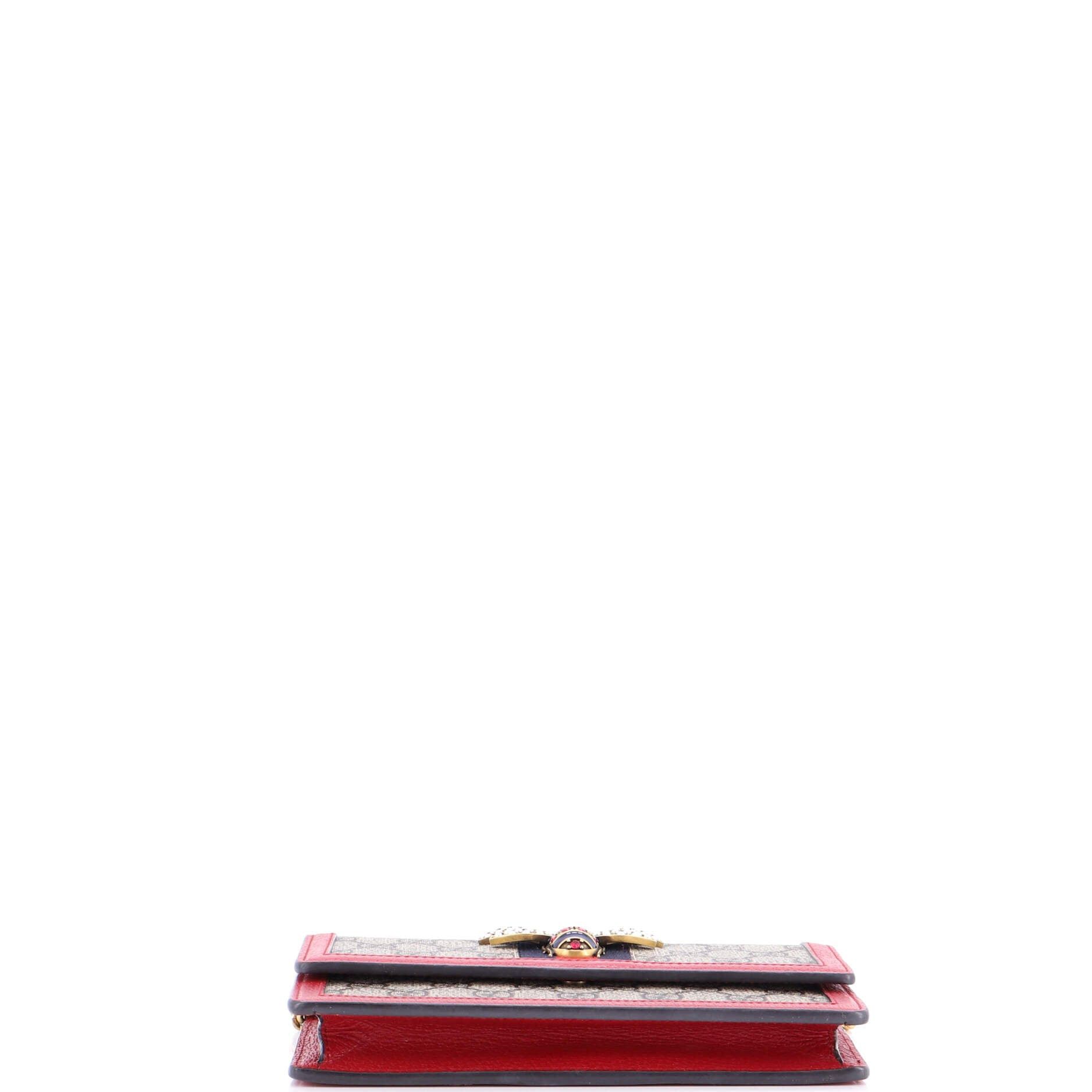 Gucci Queen Margaret Chain Wallet Size ONE SIZE - 4 Thumbnail