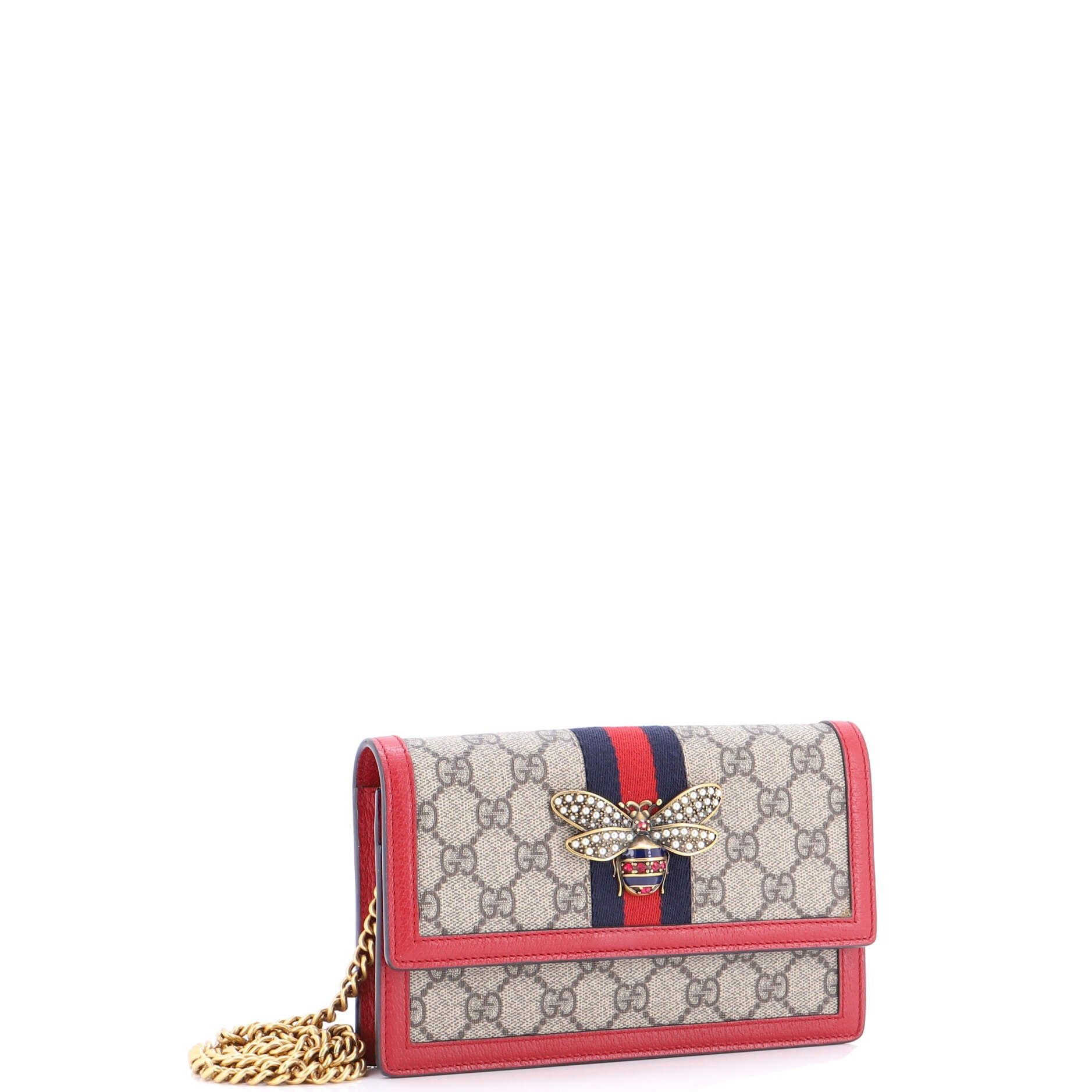 Gucci Queen Margaret Chain Wallet Size ONE SIZE - 2 Thumbnail