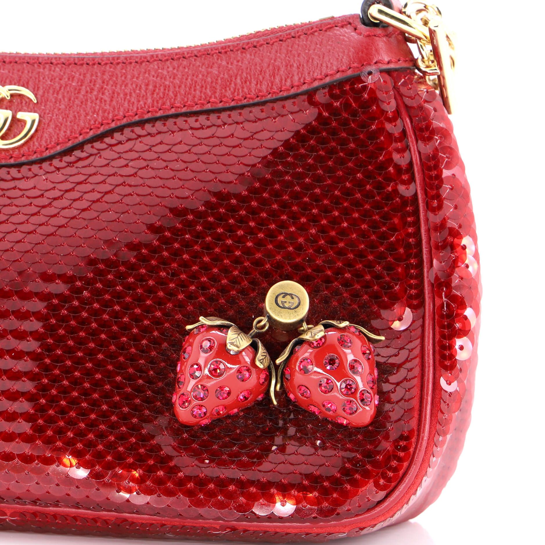 Gucci Strawberry Ophidia Shoulder Bag Size ONE SIZE - 7 Thumbnail