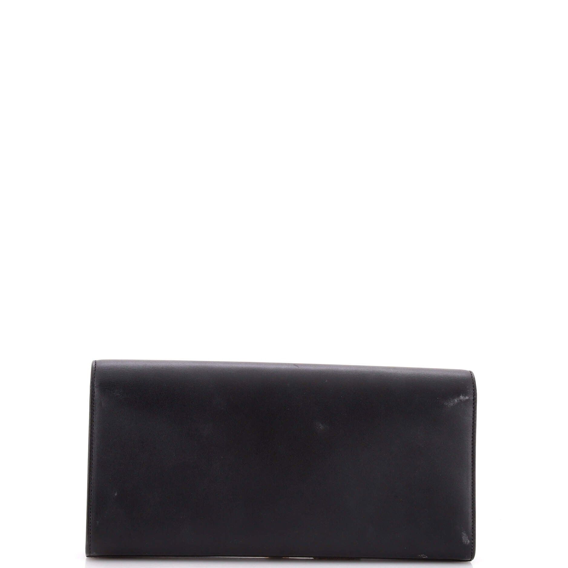 Saint Laurent Paris Classic Monogram Tassel Clutch Size ONE SIZE - 3 Thumbnail