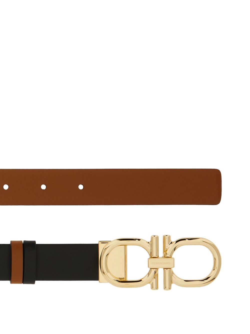 Salvatore Ferragamo GANCINI LEATHER BELT Size ONE SIZE - 2 Thumbnail