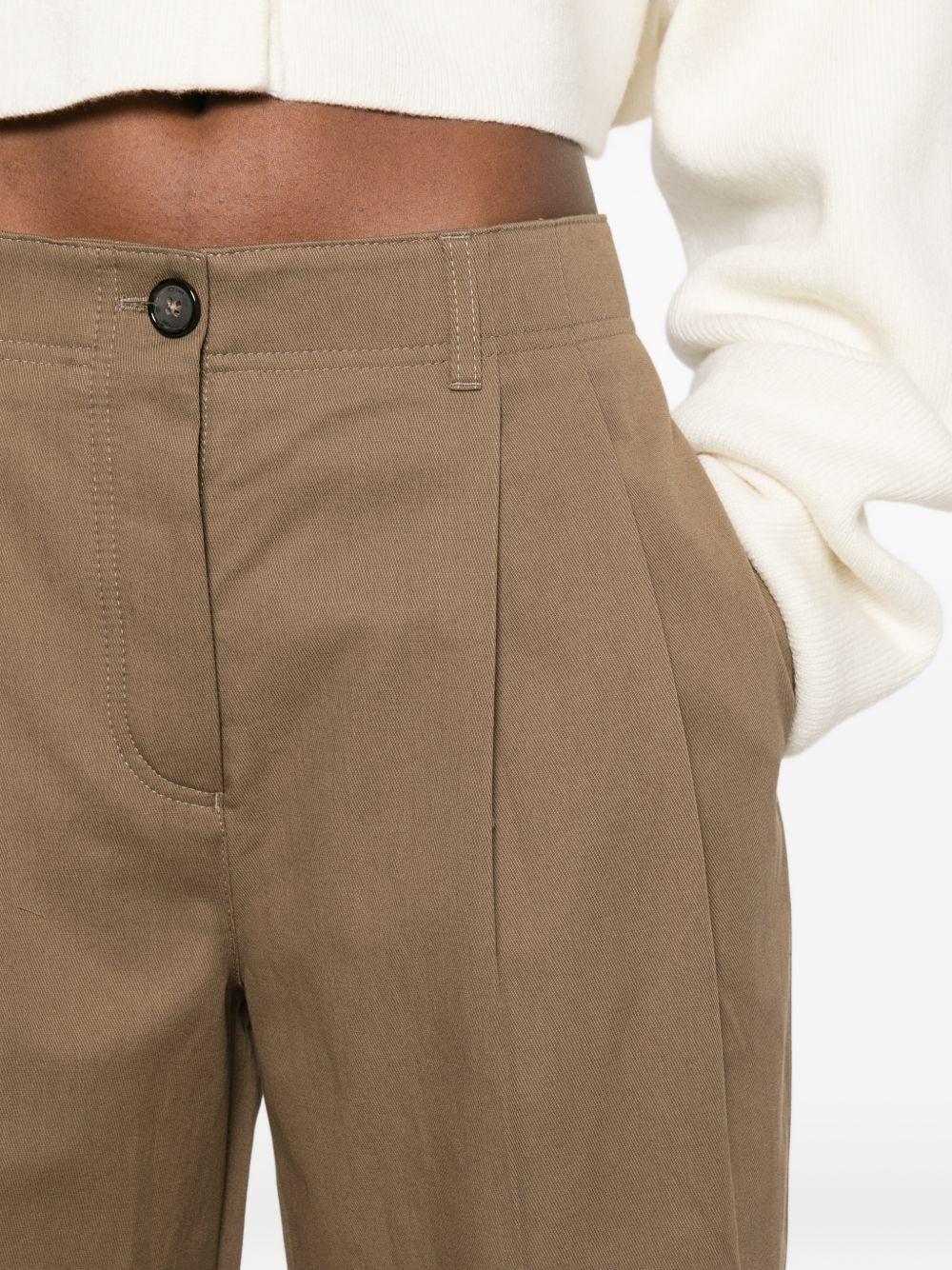 Toteme ORGANIC COTTON TROUSERS Size 26" / US 2 / IT 38 - 2 Thumbnail