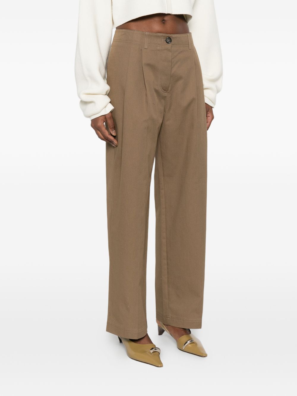 Toteme ORGANIC COTTON TROUSERS Size 26" / US 2 / IT 38 - 3 Thumbnail