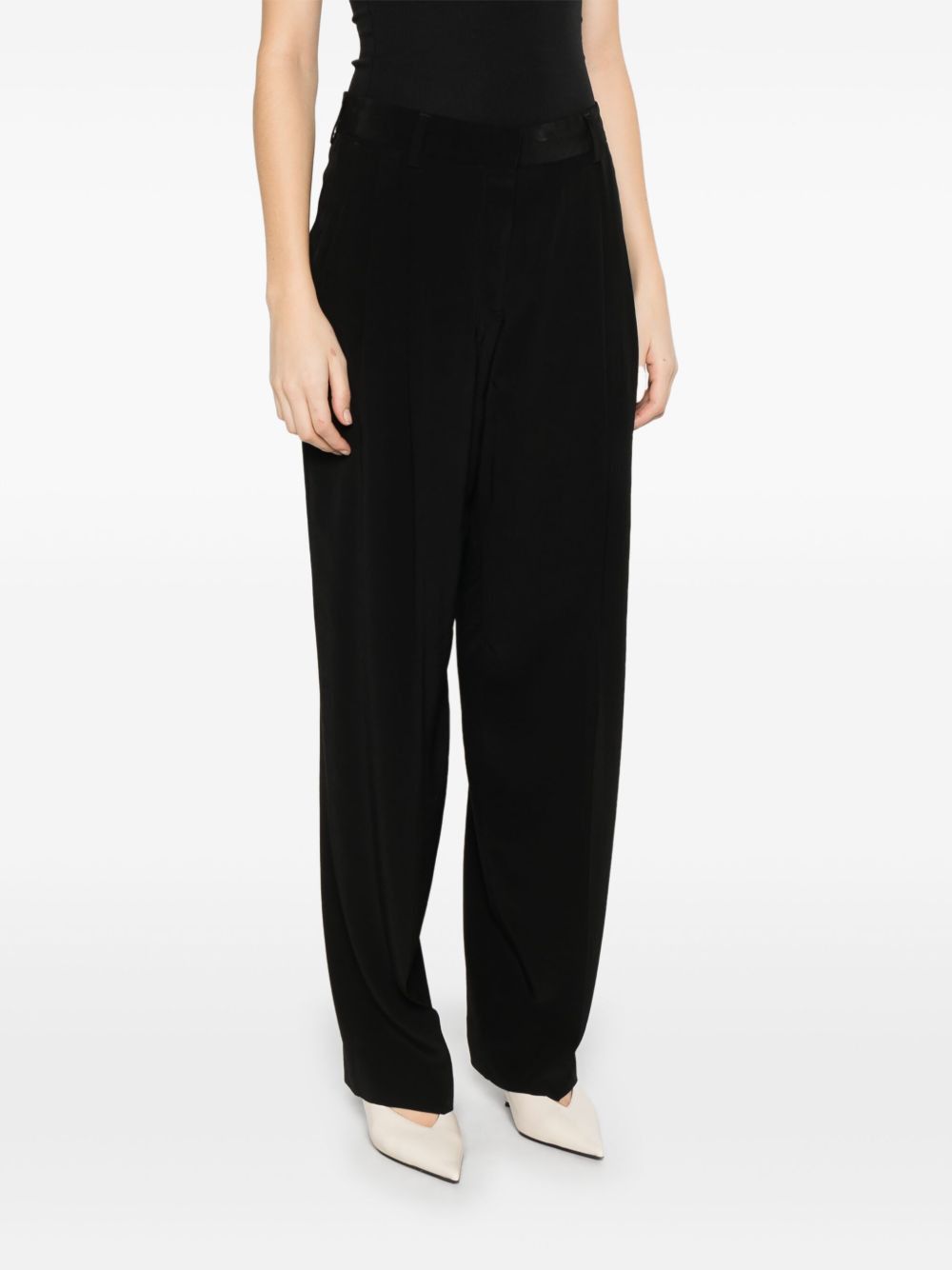 Toteme PLEAT DETAIL STRAIGHT LEG TROUSERS Size 25" / US 0 / IT 36 - 5 Thumbnail