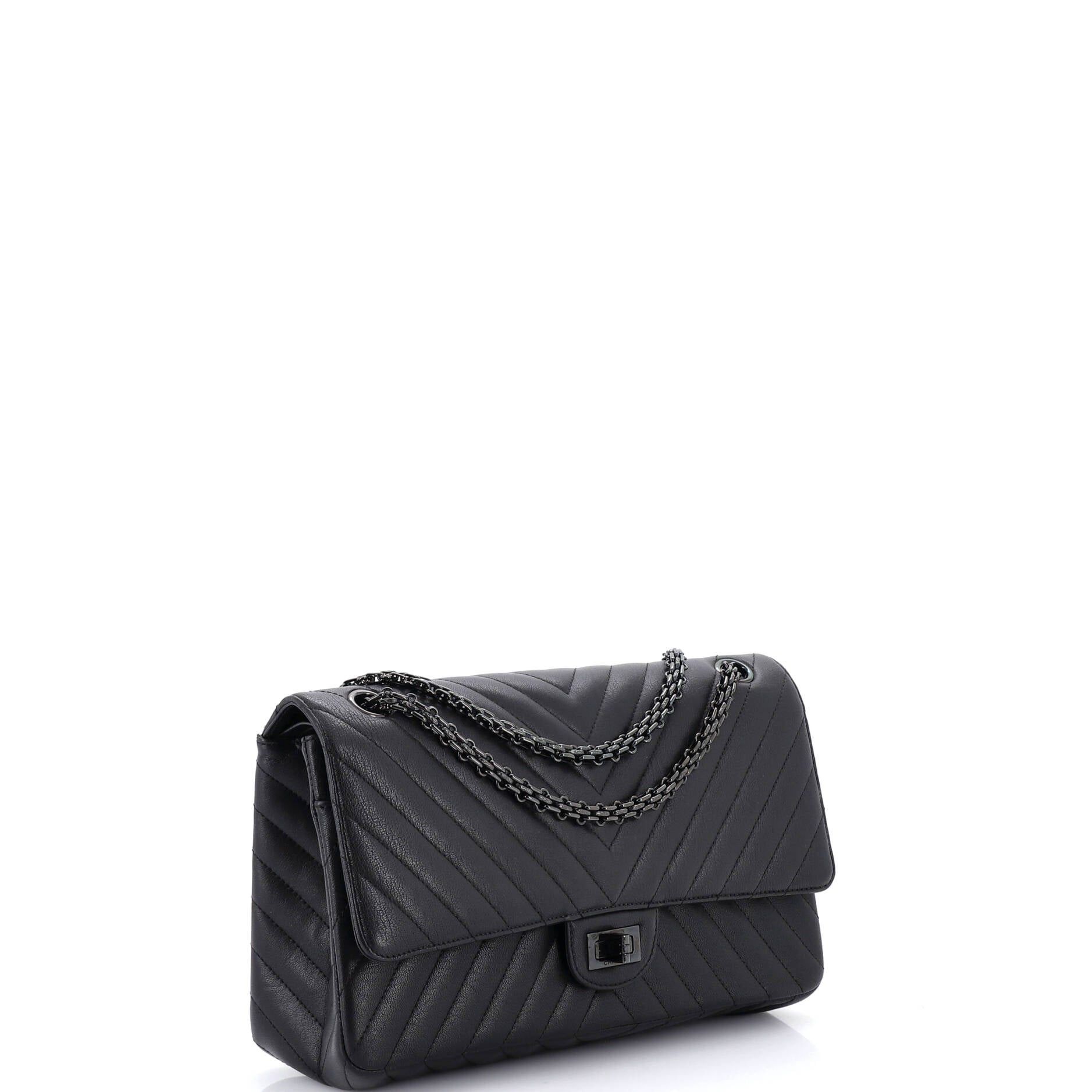 Chanel So Black Reissue 2.55 Flap Bag Size ONE SIZE - 2 Thumbnail