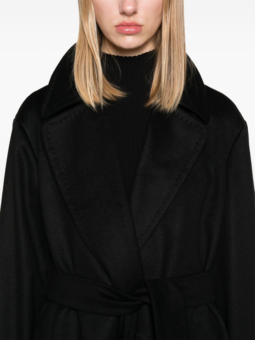 Max Mara WOOL MIDI COAT Size S / US 4 / IT 40 - 4 Thumbnail