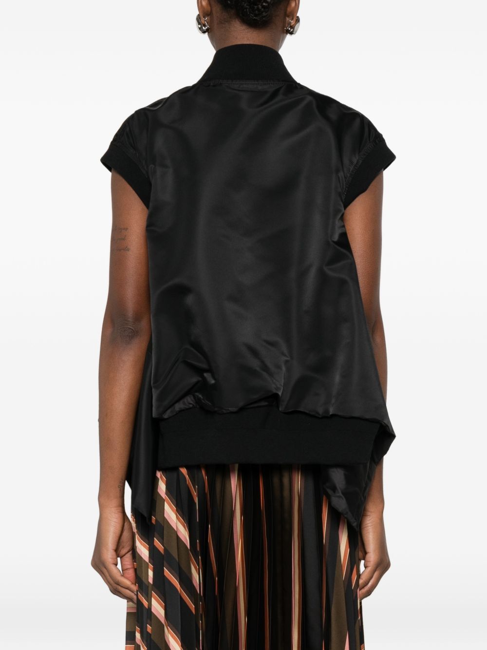 Sacai NYLON ZIPPED VEST Size S / US 4 / IT 40 - 2 Thumbnail