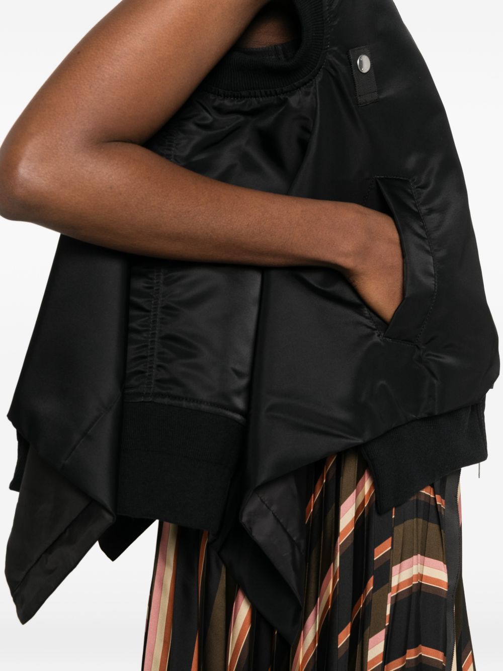 Sacai NYLON ZIPPED VEST Size S / US 4 / IT 40 - 3 Thumbnail