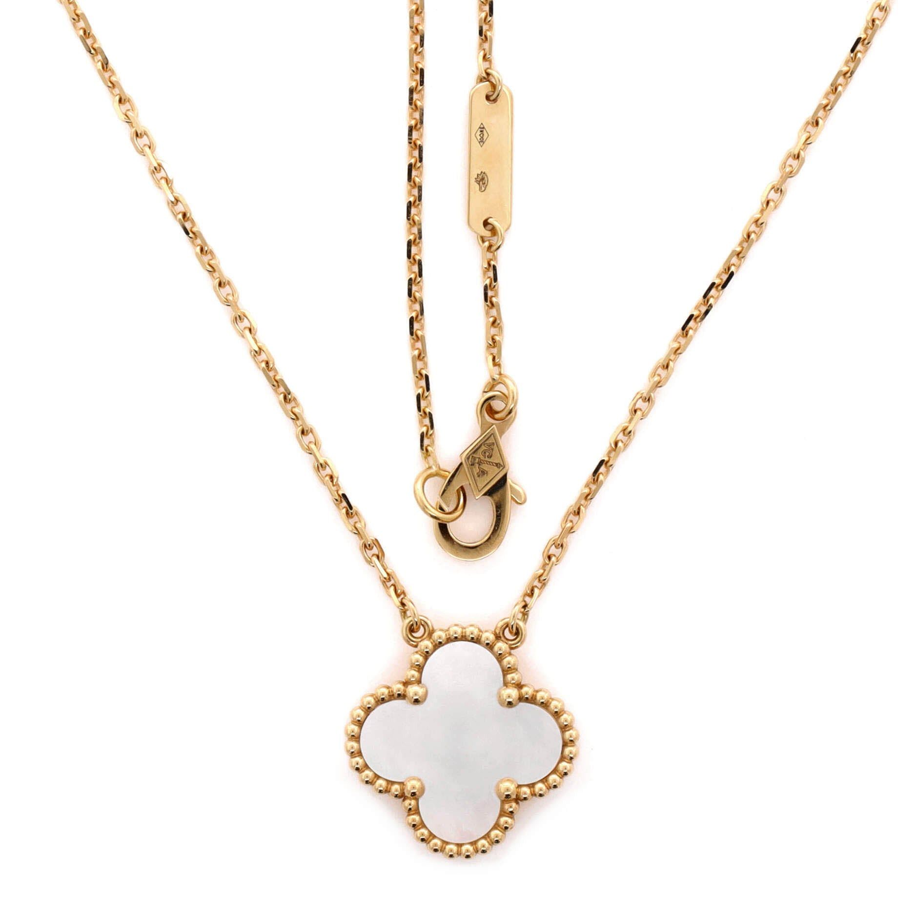 Van Cleef & Arpels Vintage Alhambra Pendant Necklace Size ONE SIZE - 3 Thumbnail