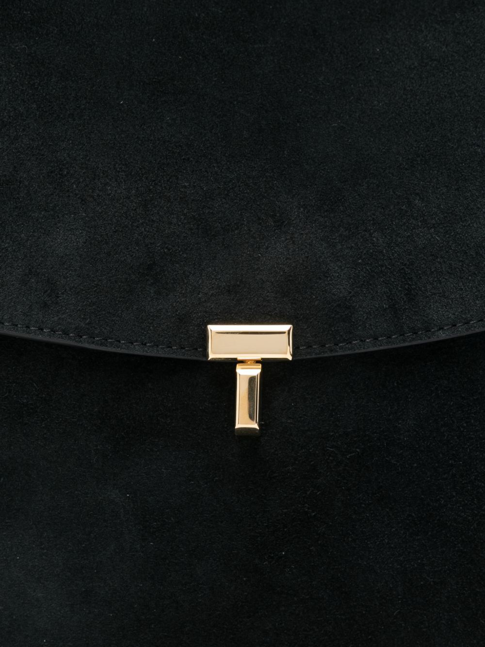 Toteme T-LOCK SUEDE LEATHER TOTE BAG Size ONE SIZE - 2 Thumbnail