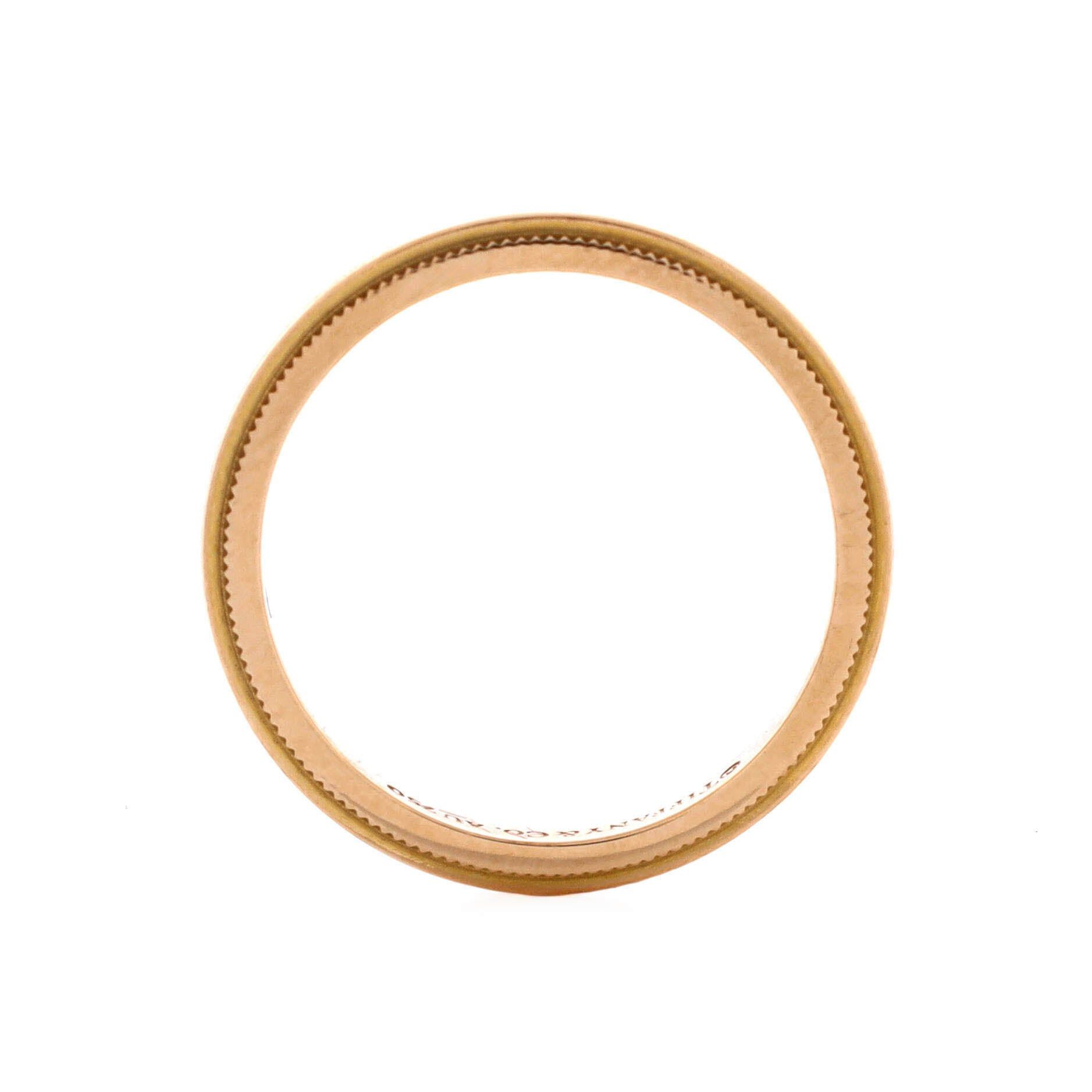 Tiffany & Co. Classic Milgrain Band Ring Size ONE SIZE - 3 Thumbnail