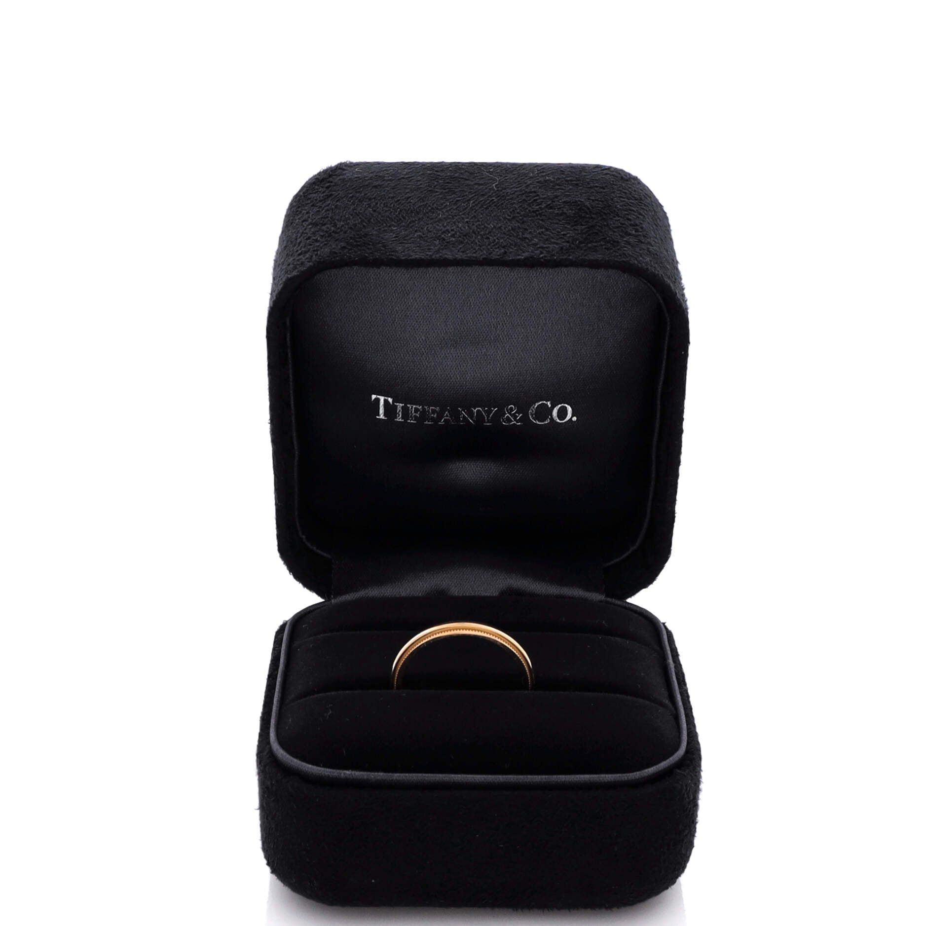Tiffany & Co. Classic Milgrain Band Ring Size ONE SIZE - 2 Thumbnail