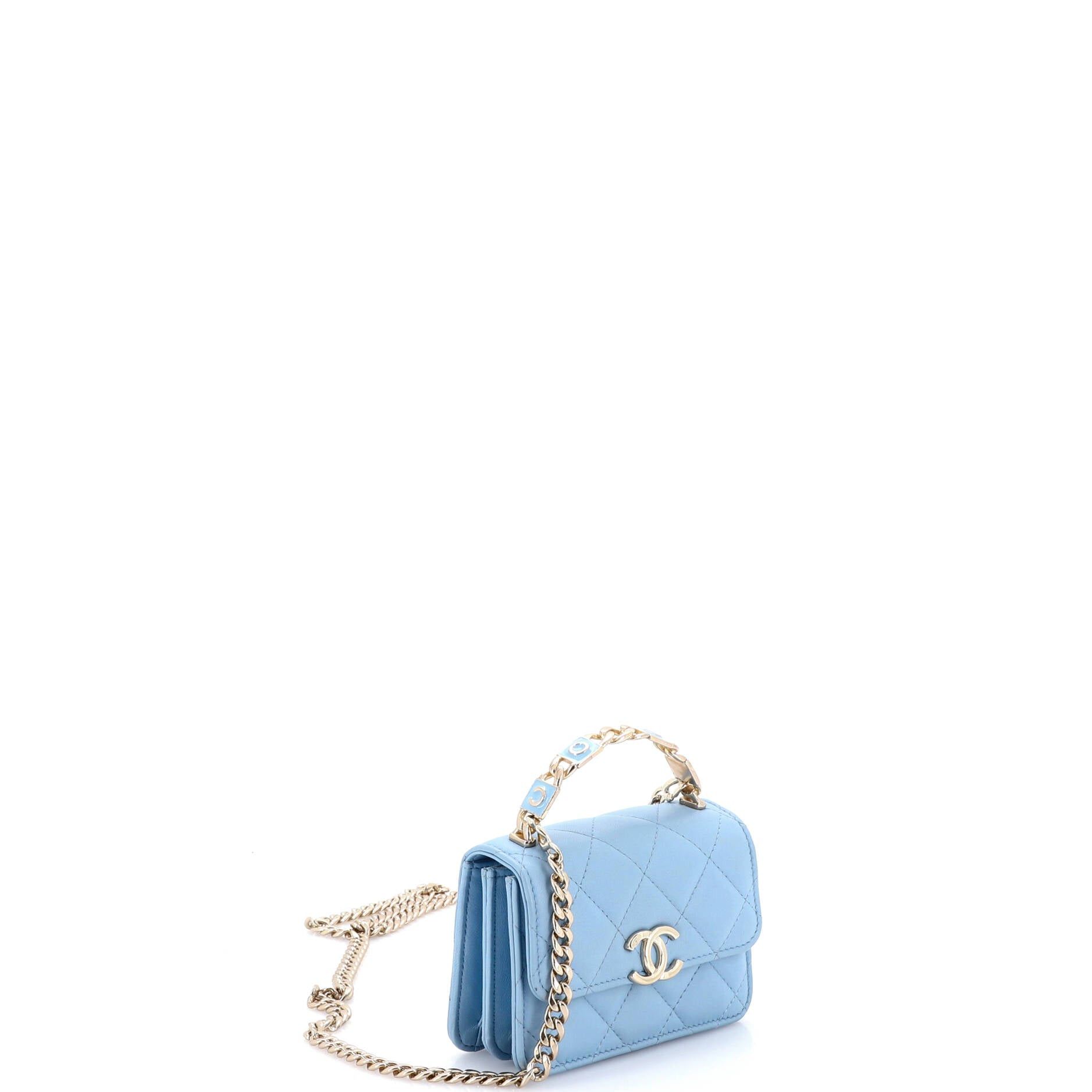 Chanel Coco Enamel Top Handle Flap Clutch with Chain Size ONE SIZE - 3 Thumbnail