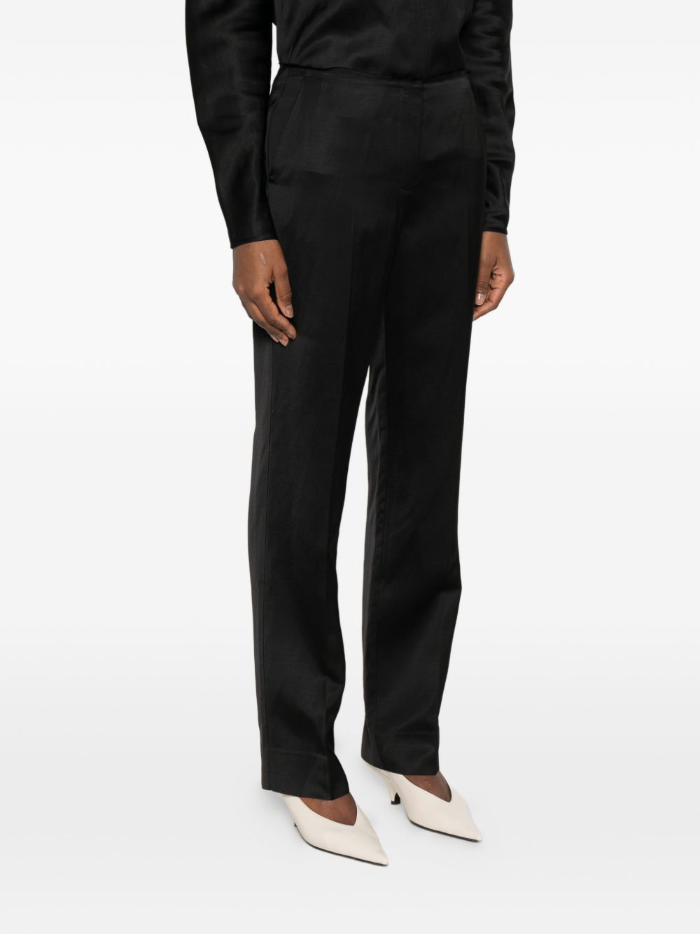 Toteme LINEN BLEND TROUSERS Size 32" / US 10 / IT 46 - 3 Thumbnail