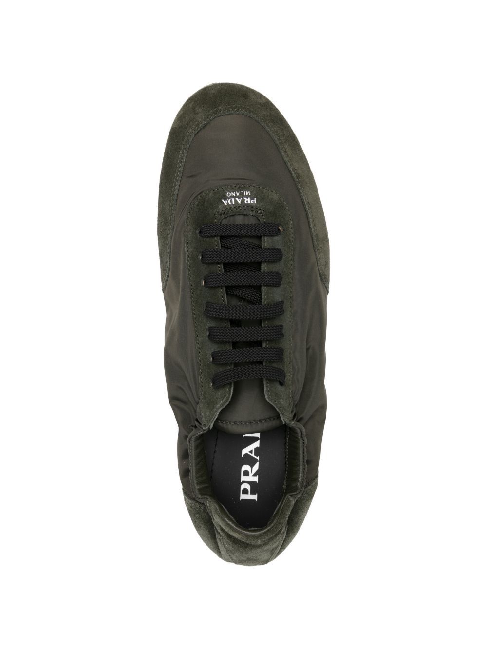 Prada COLLAPSE RE-NYLON AND SUEDE SNEAKERS Size US 9.5 / EU 42-43 - 4 Thumbnail