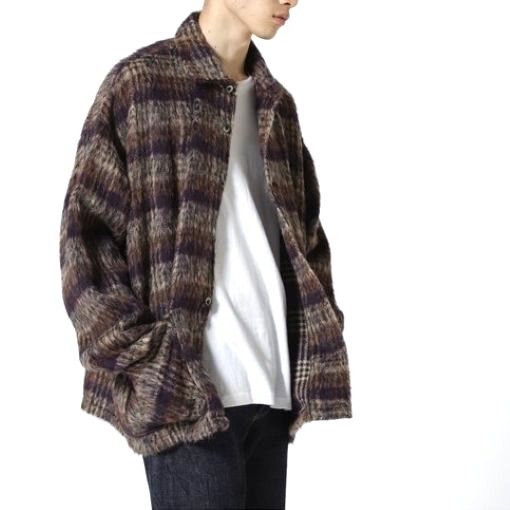 Other Other FR(13)NDS IOLANDA SHAGGY SHIRTS Alpaca Blend Shirt Jacket Textile Tops EPWH92 DUTY FREE for USA Size ONE SIZE - 3 Thumbnail
