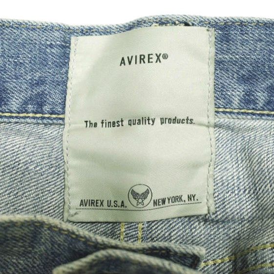 Avirex Avirex AVIREX TFQP DENIM PANTS Cotton Denim Pants Textile Jeans 783-4911201 DUTY FREE for USA Size ONE SIZE - 11 Thumbnail