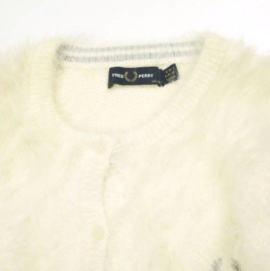 Other Other FRED PERRY × Ray BEAMS Shaggy Knit Cardigan Knitwear Textile Tops FZ7231 DUTY FREE for USA Size ONE SIZE - 5 Thumbnail