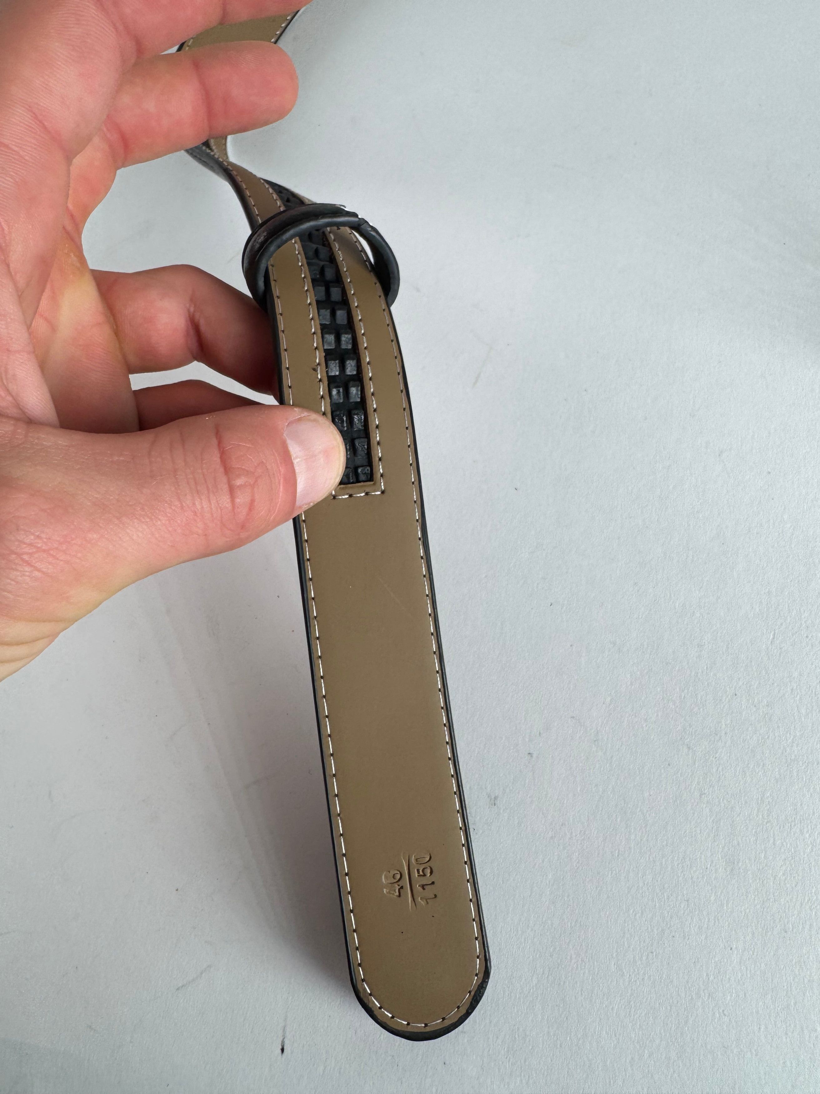 Givenchy Vintage Leather Belt Black Size ONE SIZE - 4 Thumbnail