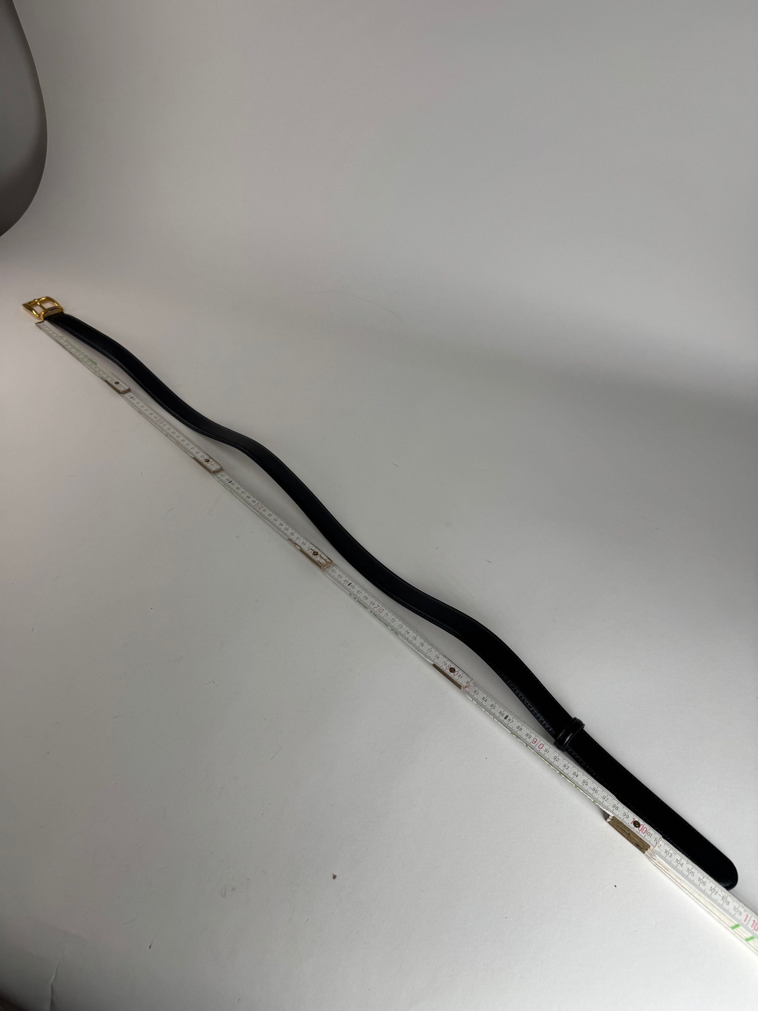 Givenchy Vintage Leather Belt Black Size ONE SIZE - 7 Thumbnail