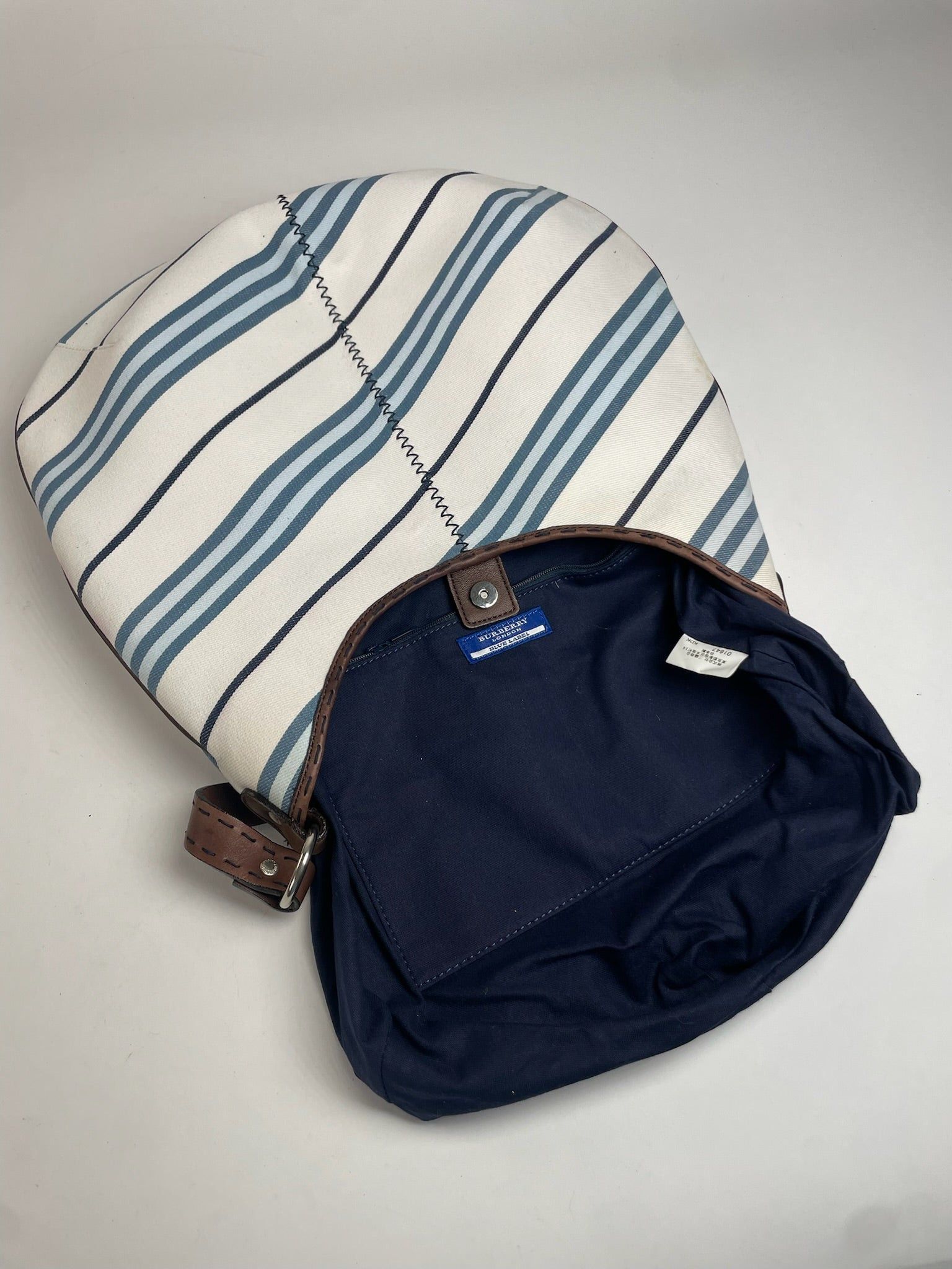 Burberry Vintage Striped Handbag beige Black Blue Size ONE SIZE - 3 Thumbnail