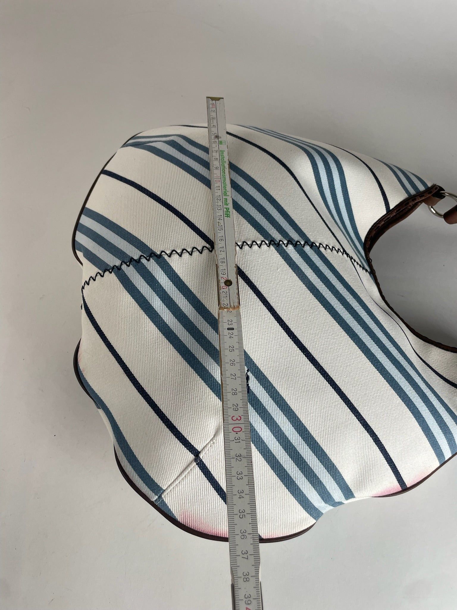 Burberry Vintage Striped Handbag beige Black Blue Size ONE SIZE - 4 Thumbnail