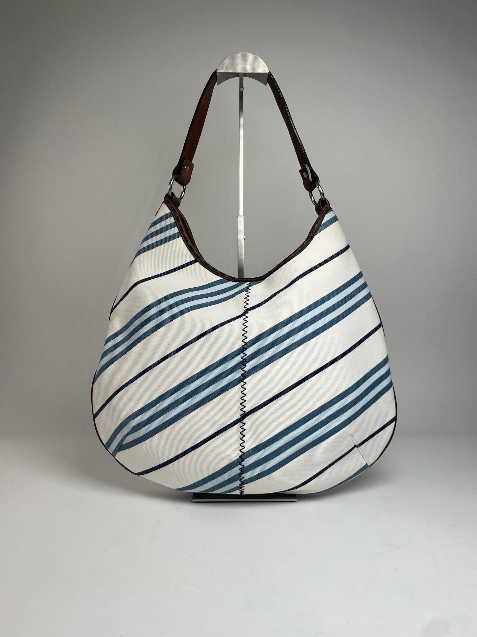 Burberry Vintage Striped Handbag beige Black Blue Size ONE SIZE - 10 Thumbnail