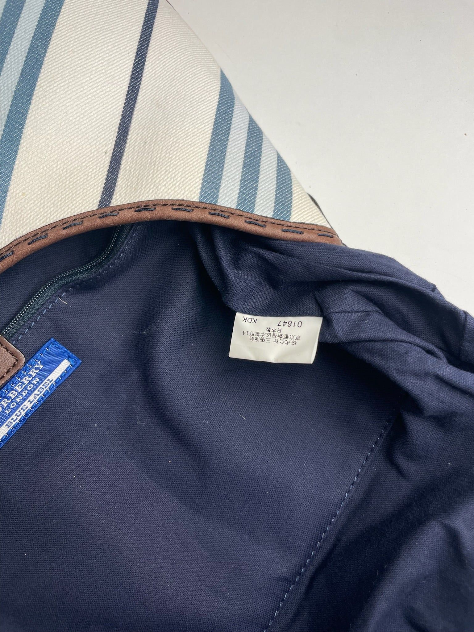 Burberry Vintage Striped Handbag beige Black Blue Size ONE SIZE - 5 Thumbnail