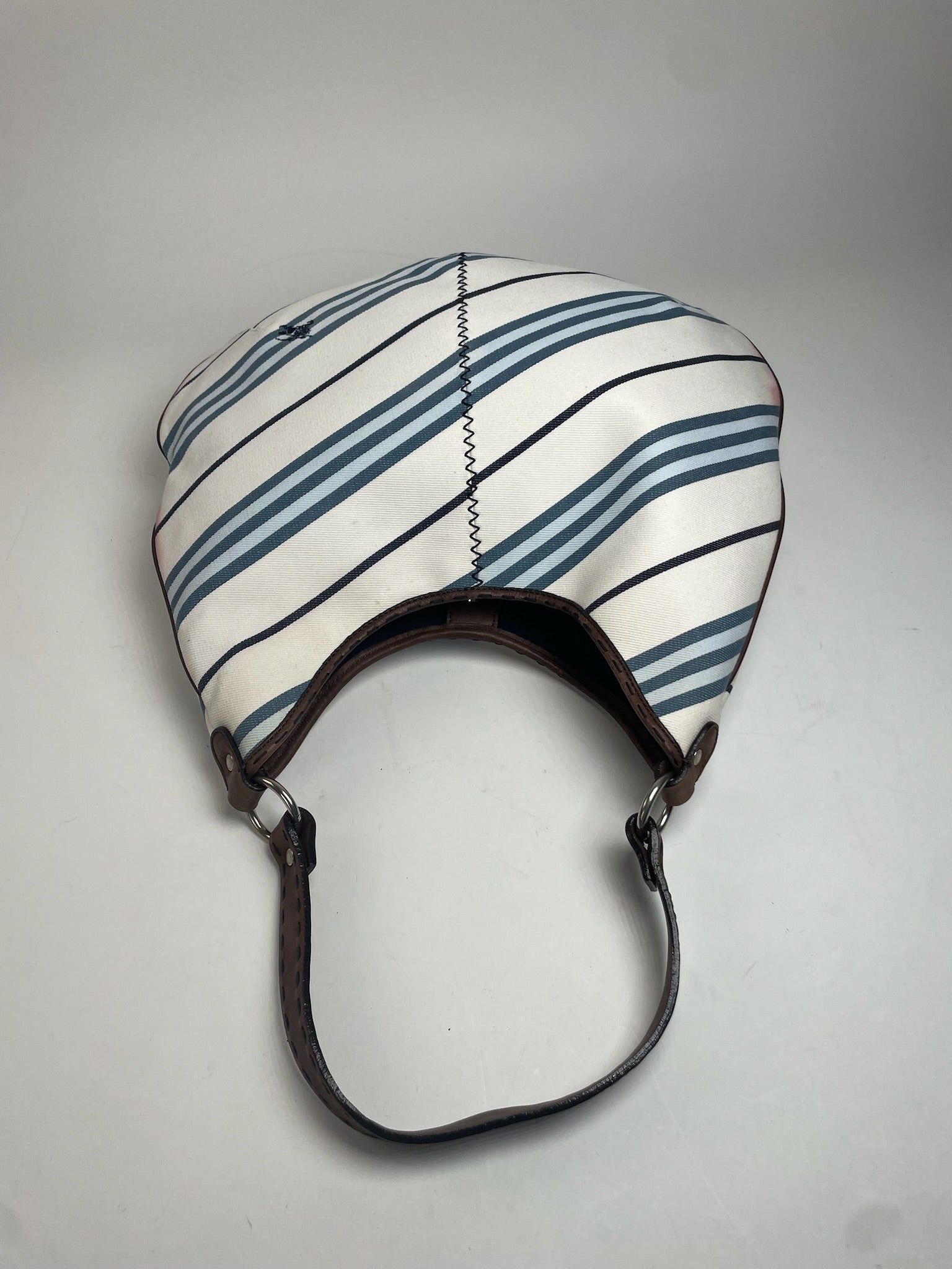 Burberry Vintage Striped Handbag beige Black Blue Size ONE SIZE - 7 Thumbnail