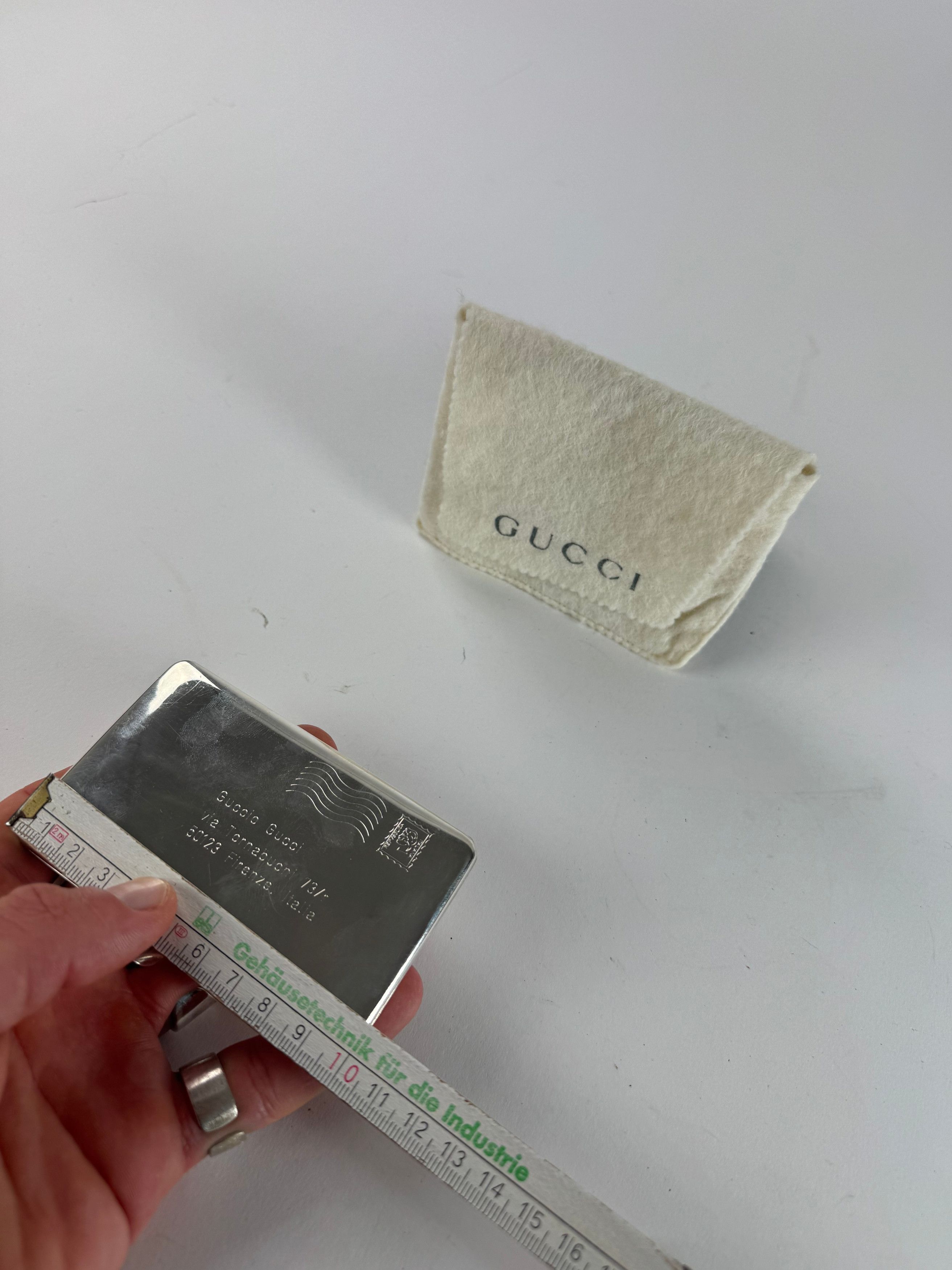 Gucci Vintage Sterling Silver Case Card Holder Size ONE SIZE - 10 Thumbnail